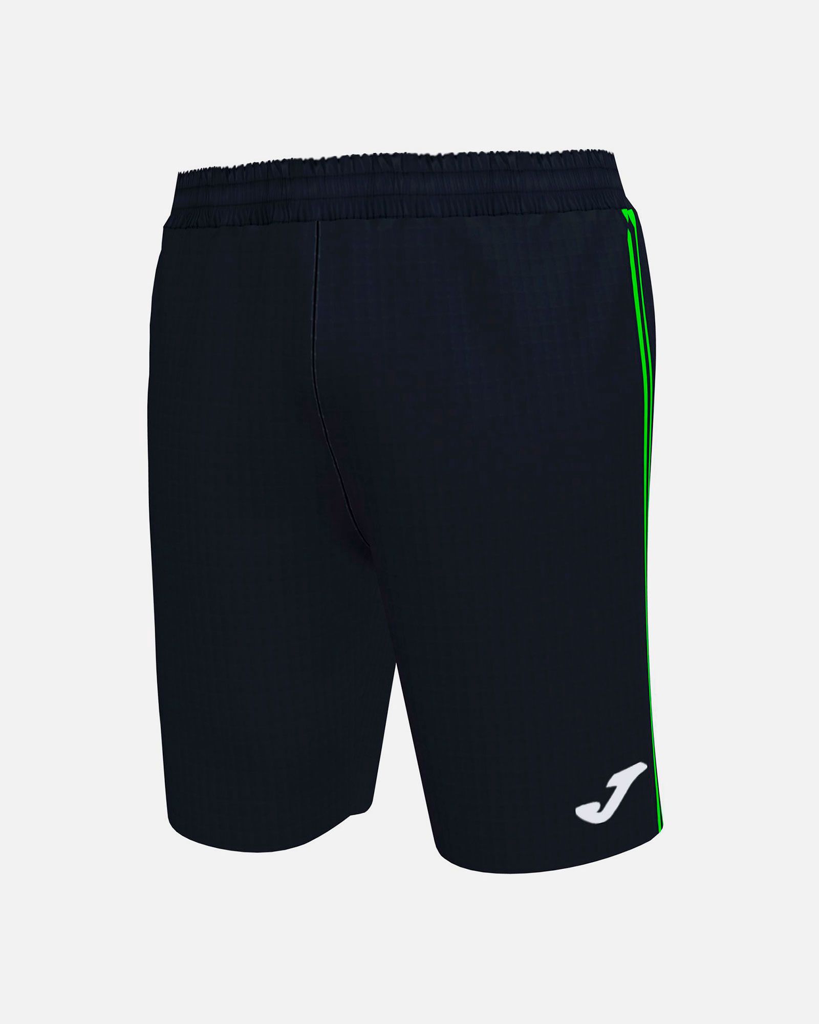 Pantalón Corto de Training Classic Junior Negro Verde - Fútbol Factory