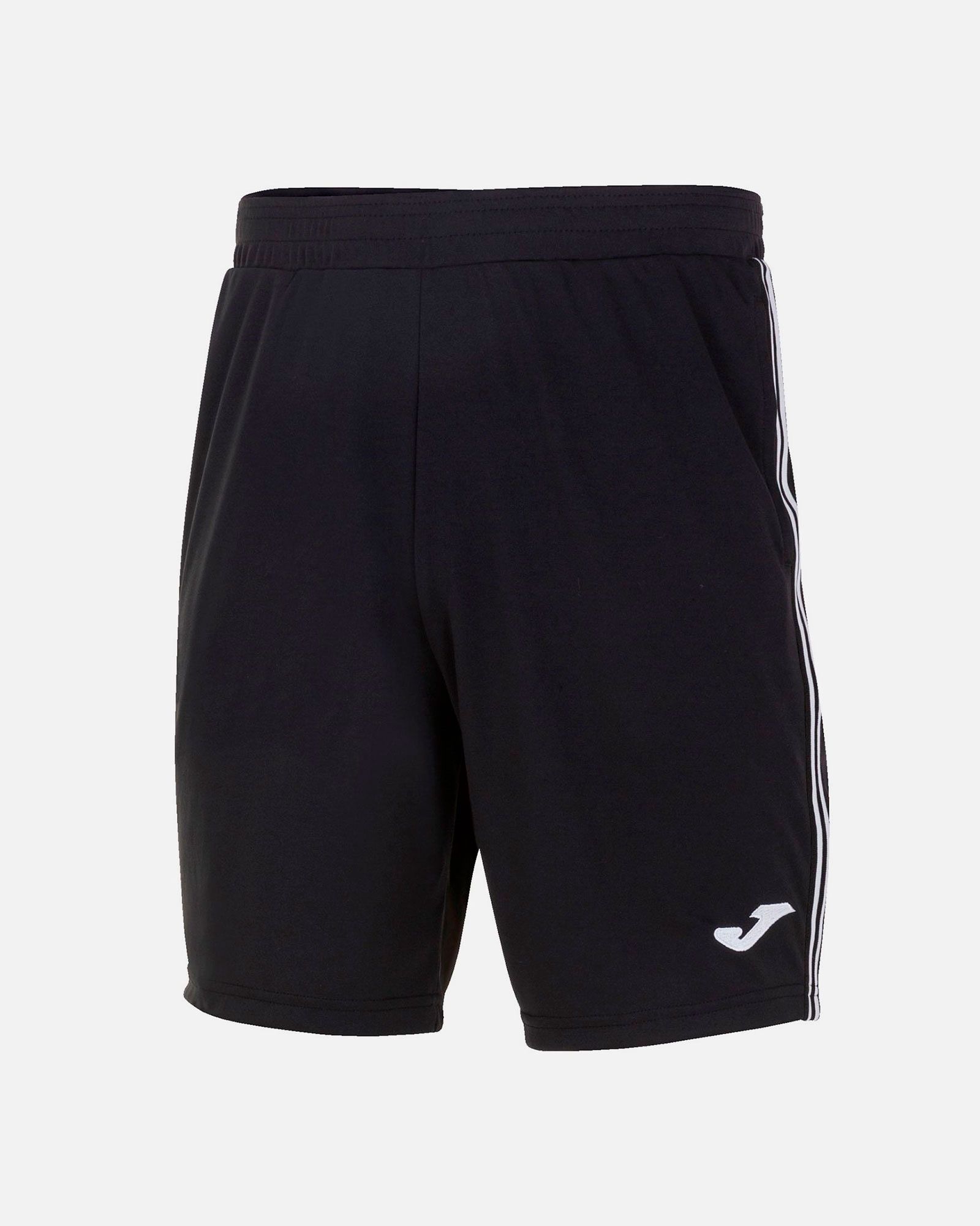 Pantalón Corto de Training Classic Junior Negro Blanco - Fútbol Factory
