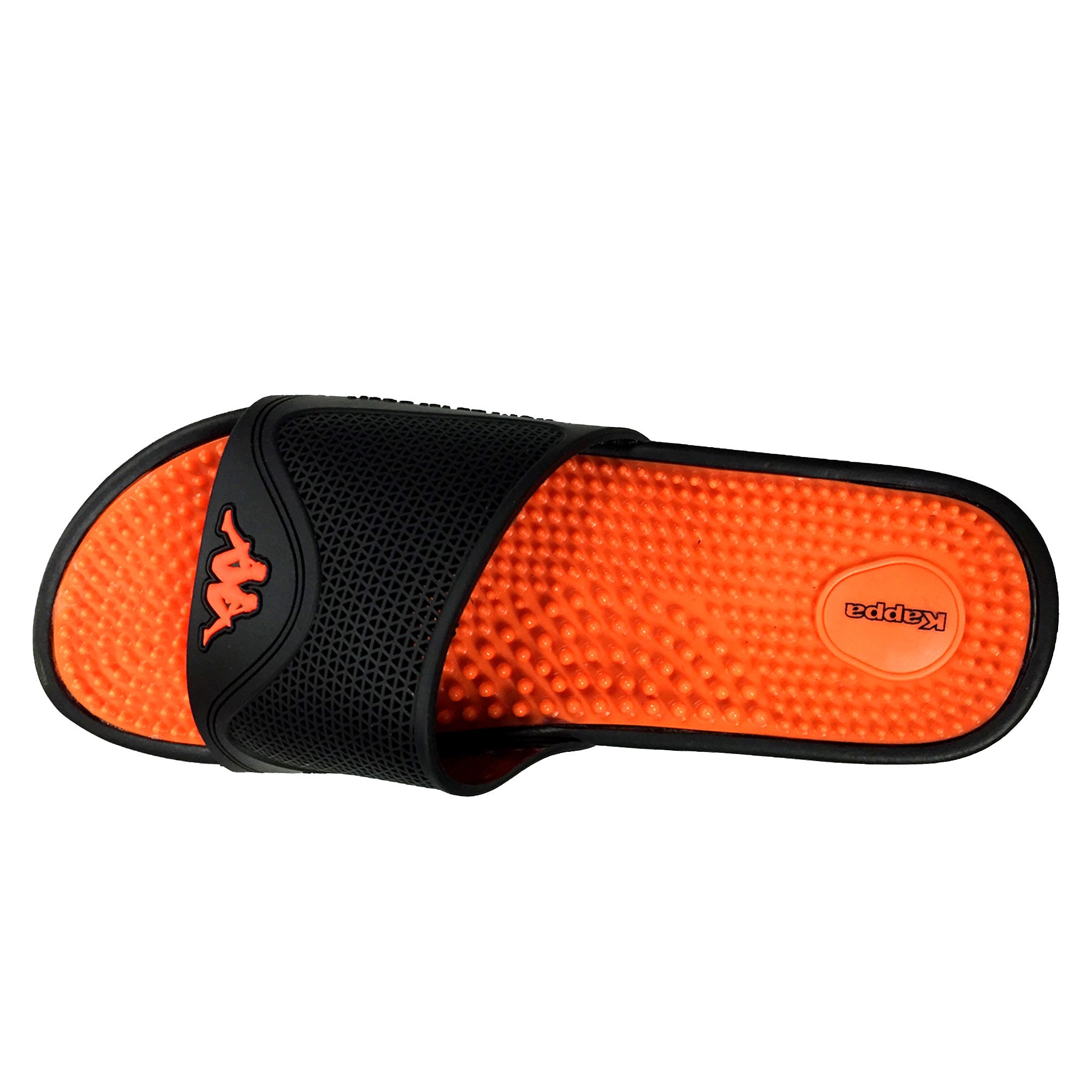Chanclas Endrix Negro Naranja - Fútbol Factory