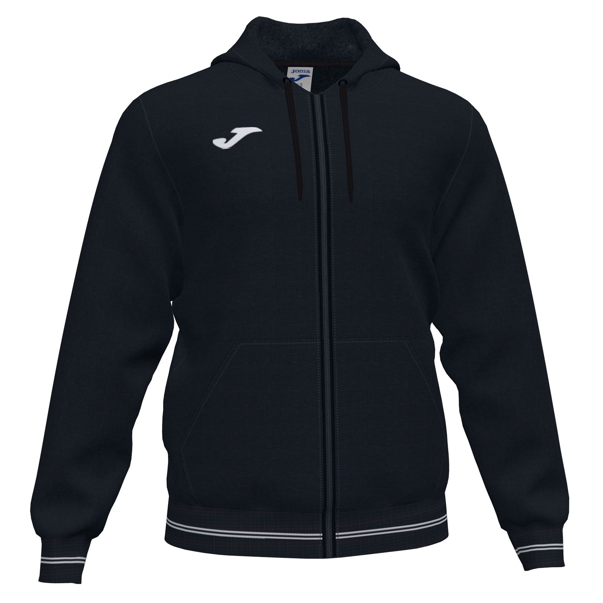 Chaqueta con Capucha de Training Campus III Negro - Fútbol Factory