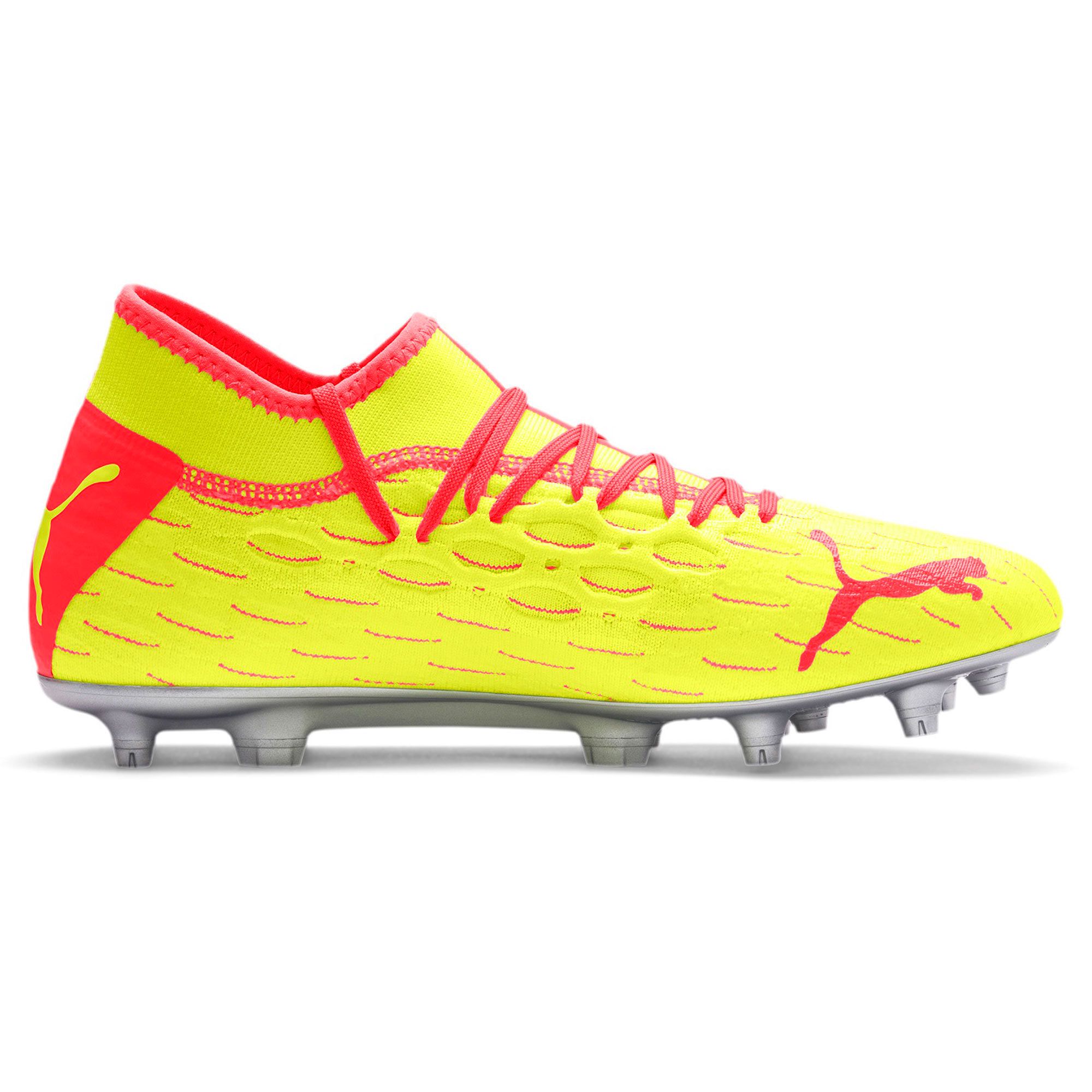 Botas de fútbol Puma Future 5.2 NETFIT FG/AG Naranja Amarillo - Fútbol Factory
