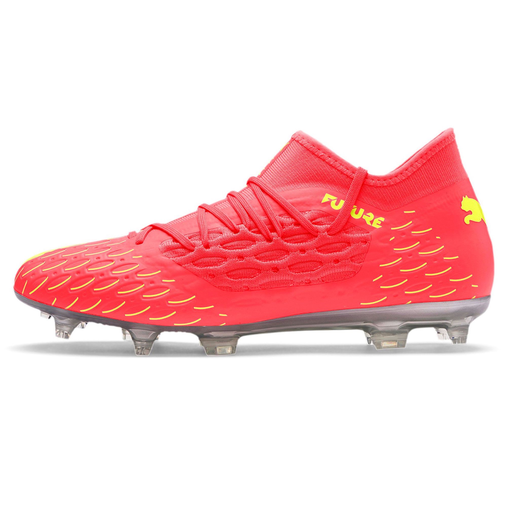 Botas de fútbol Puma Future 5.3 NETFIT FG/AG Naranja Amarillo - Fútbol Factory