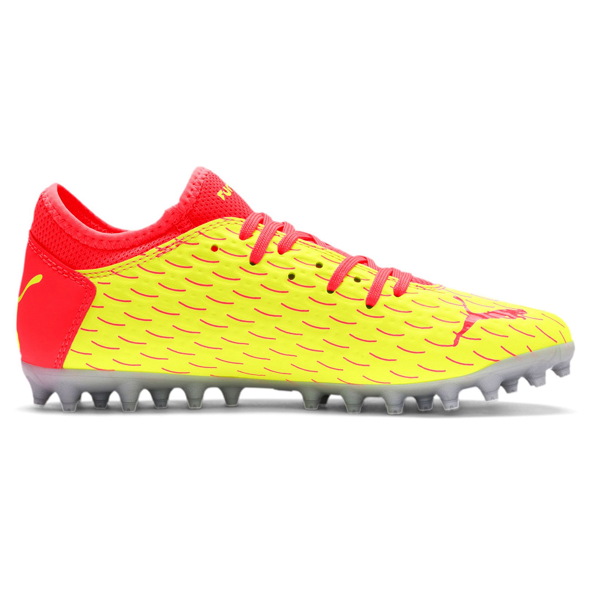 Botas Puma Future 5.4 MG Junior Naranja Amarillo - Fútbol Factory
