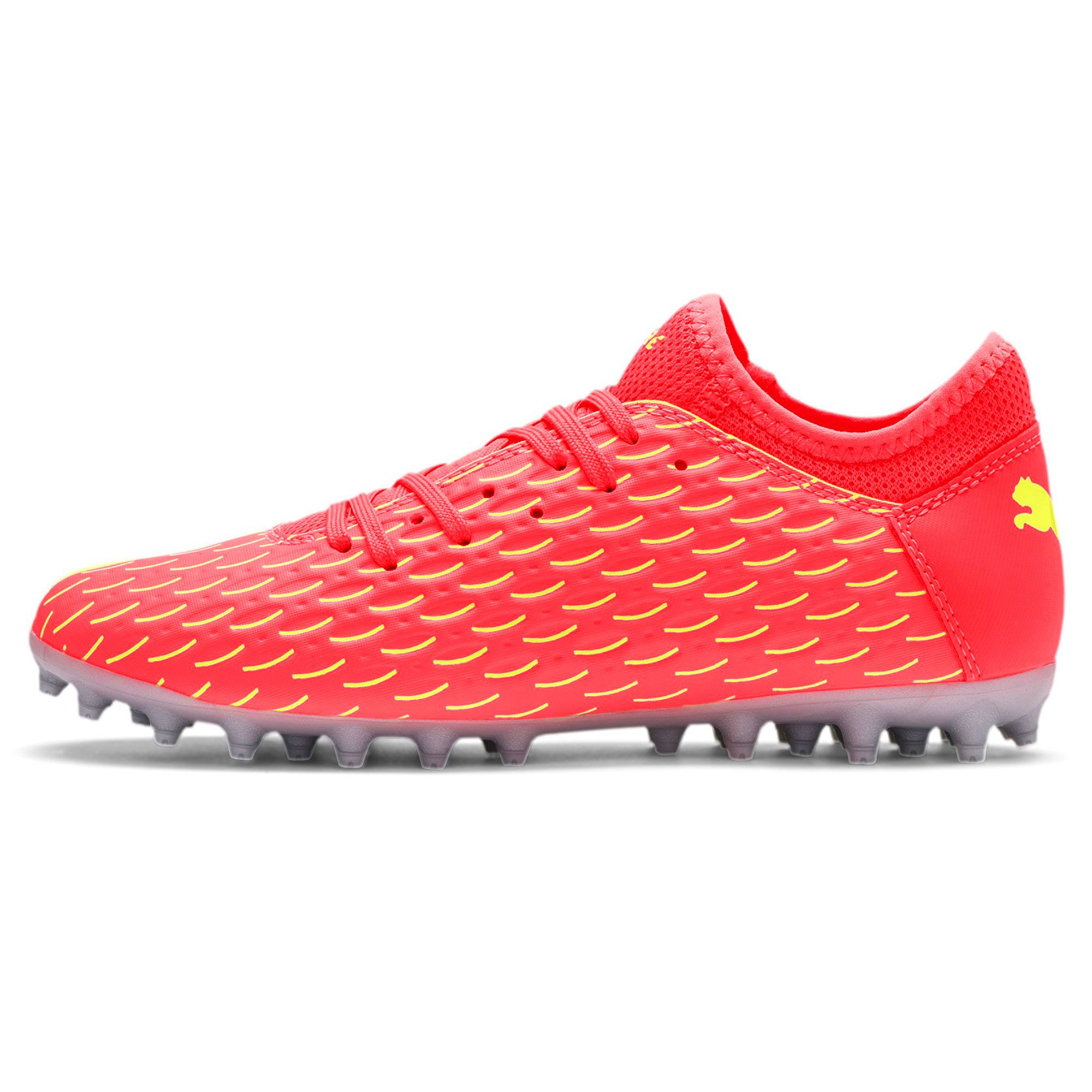 Botas Puma Future 5.4 MG Junior Naranja Amarillo - Fútbol Factory
