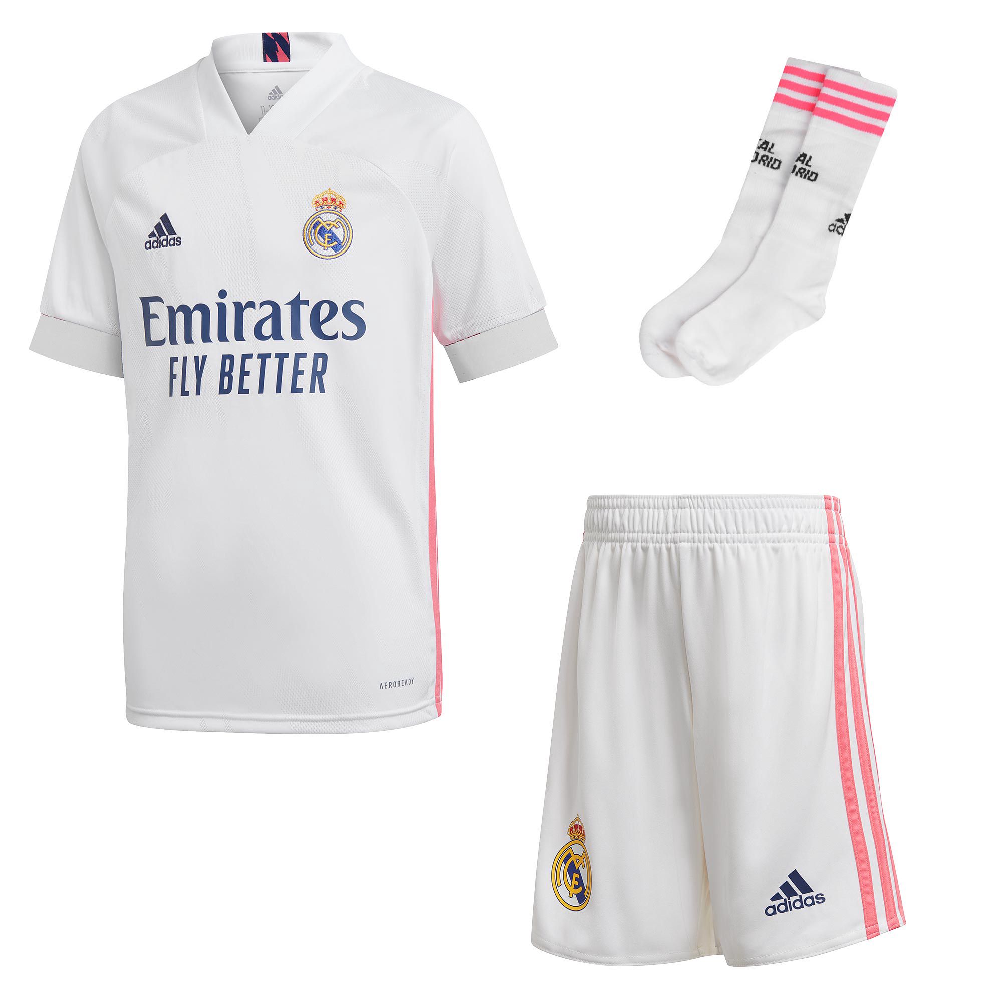 Conjunto 1ª Real Madrid 2020/2021 Junior - Fútbol Factory