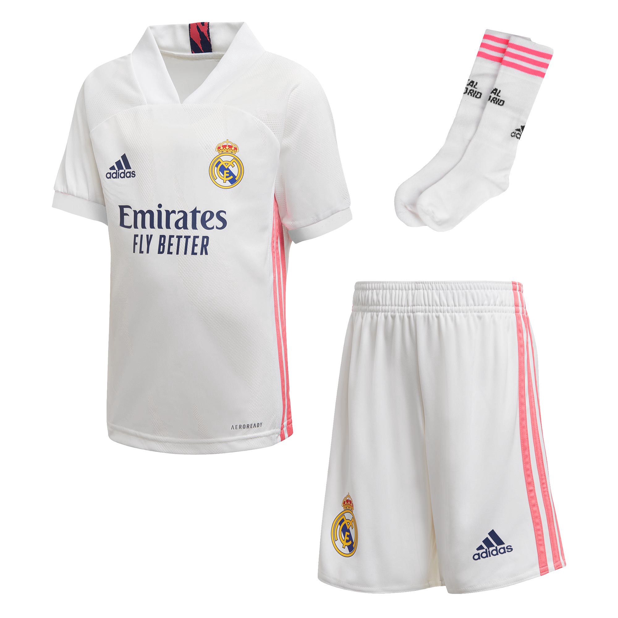Conjunto 1ª Real Madrid 2020/2021 Infantil - Fútbol Factory