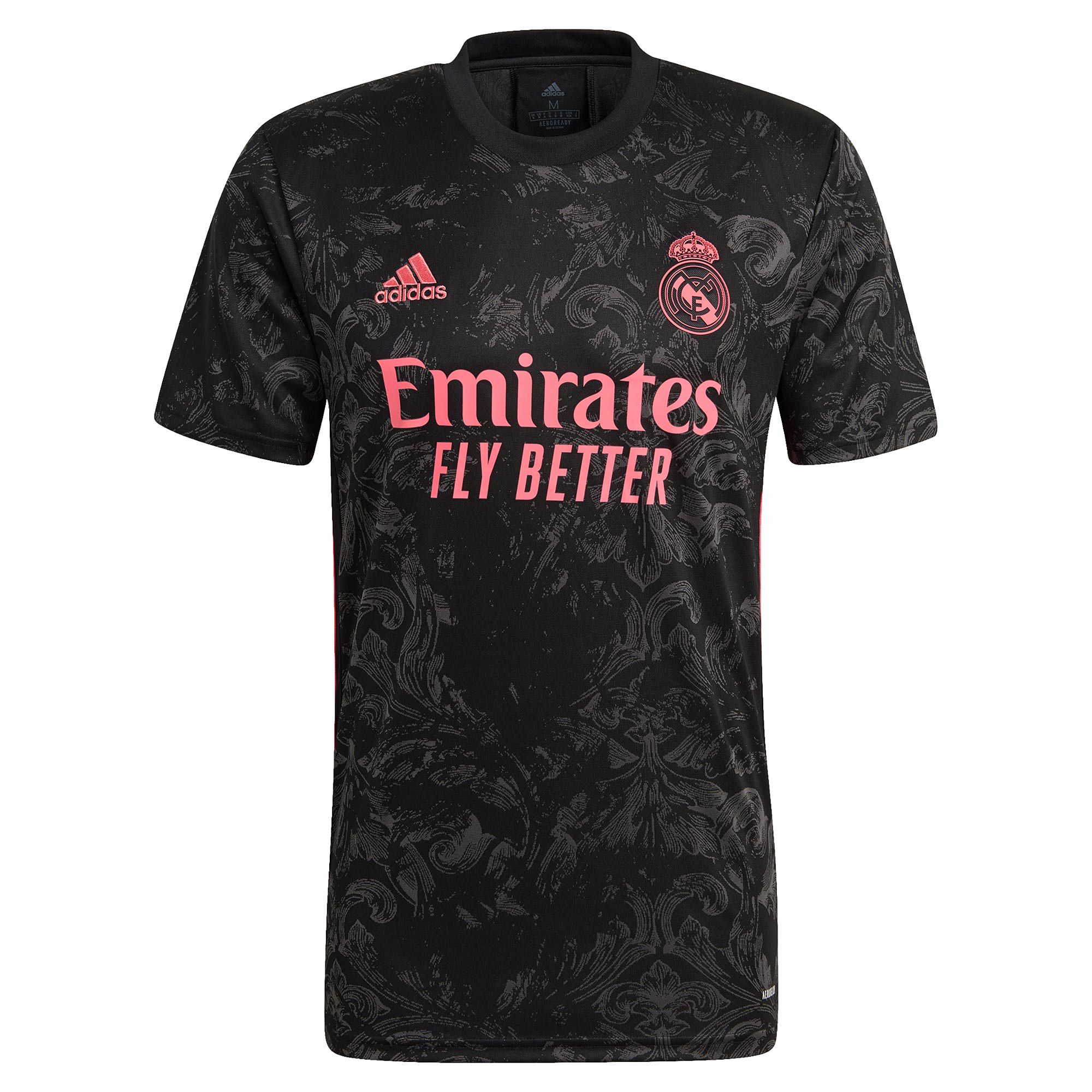 Camiseta 3 Real Madrid 2020 2021 Negro Rosa