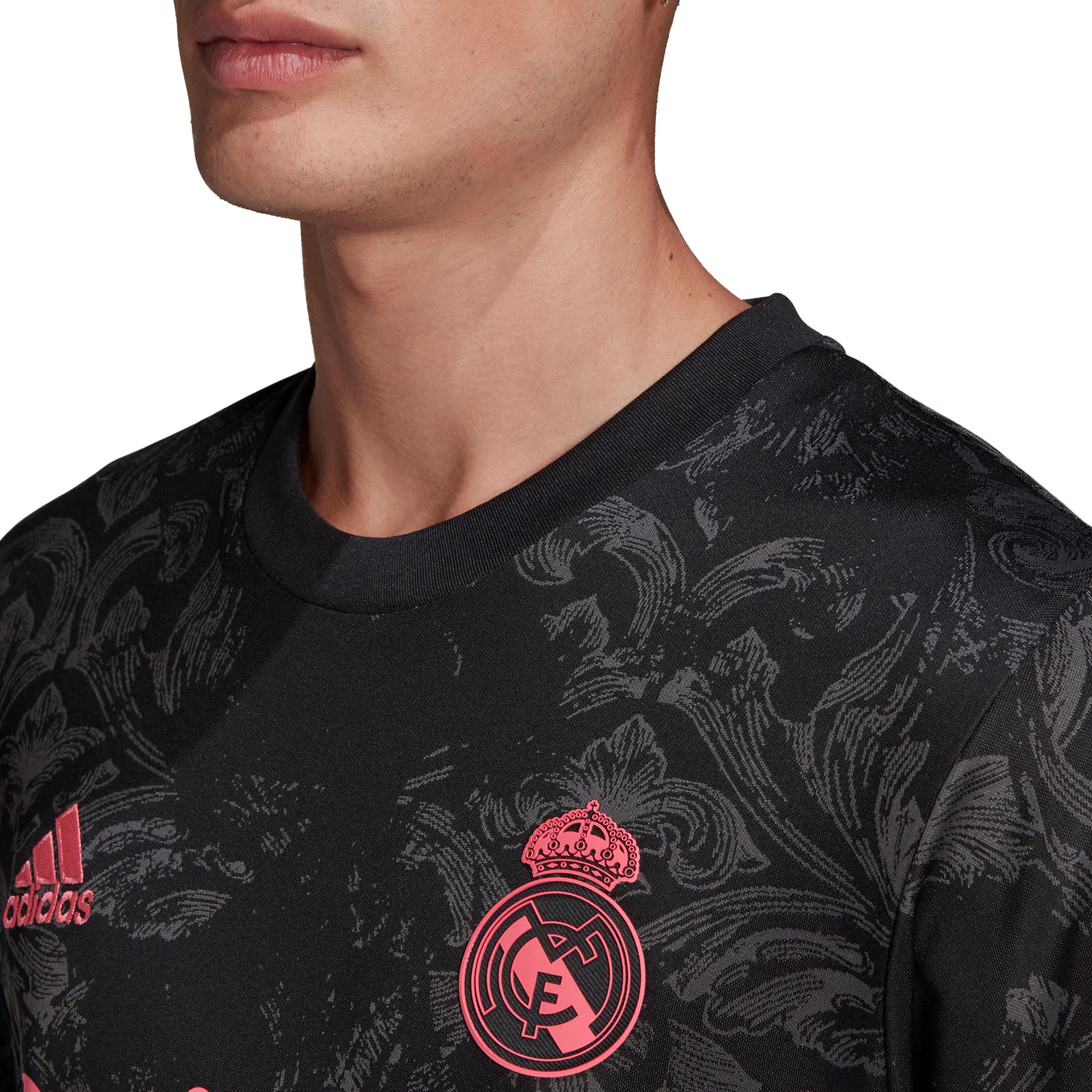 Camiseta 3ª Real Madrid 2020/2021 Negro Rosa - Fútbol Factory