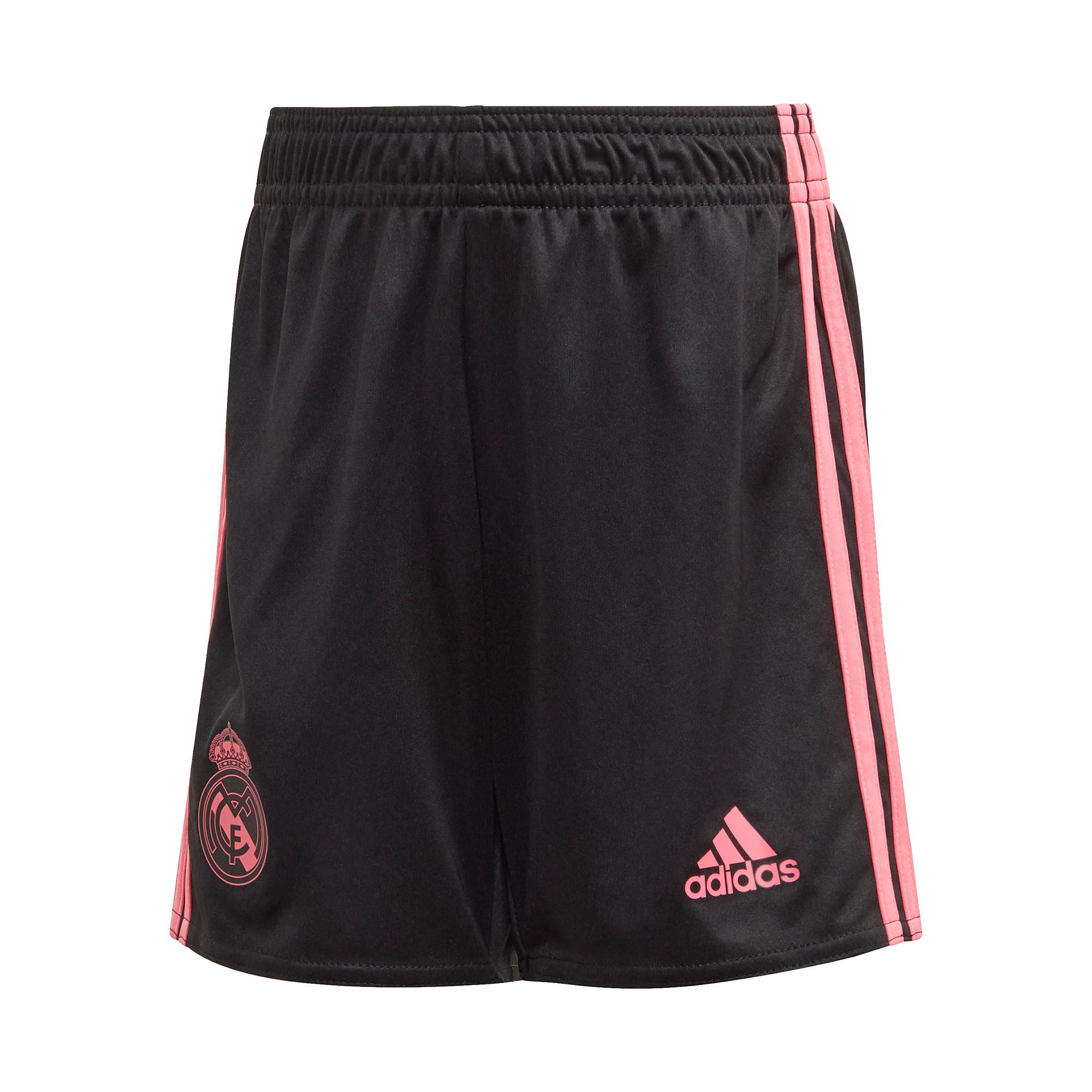 Conjunto 3ª Real Madrid 2020/2021 Infantil Negro Rosa - Fútbol Factory