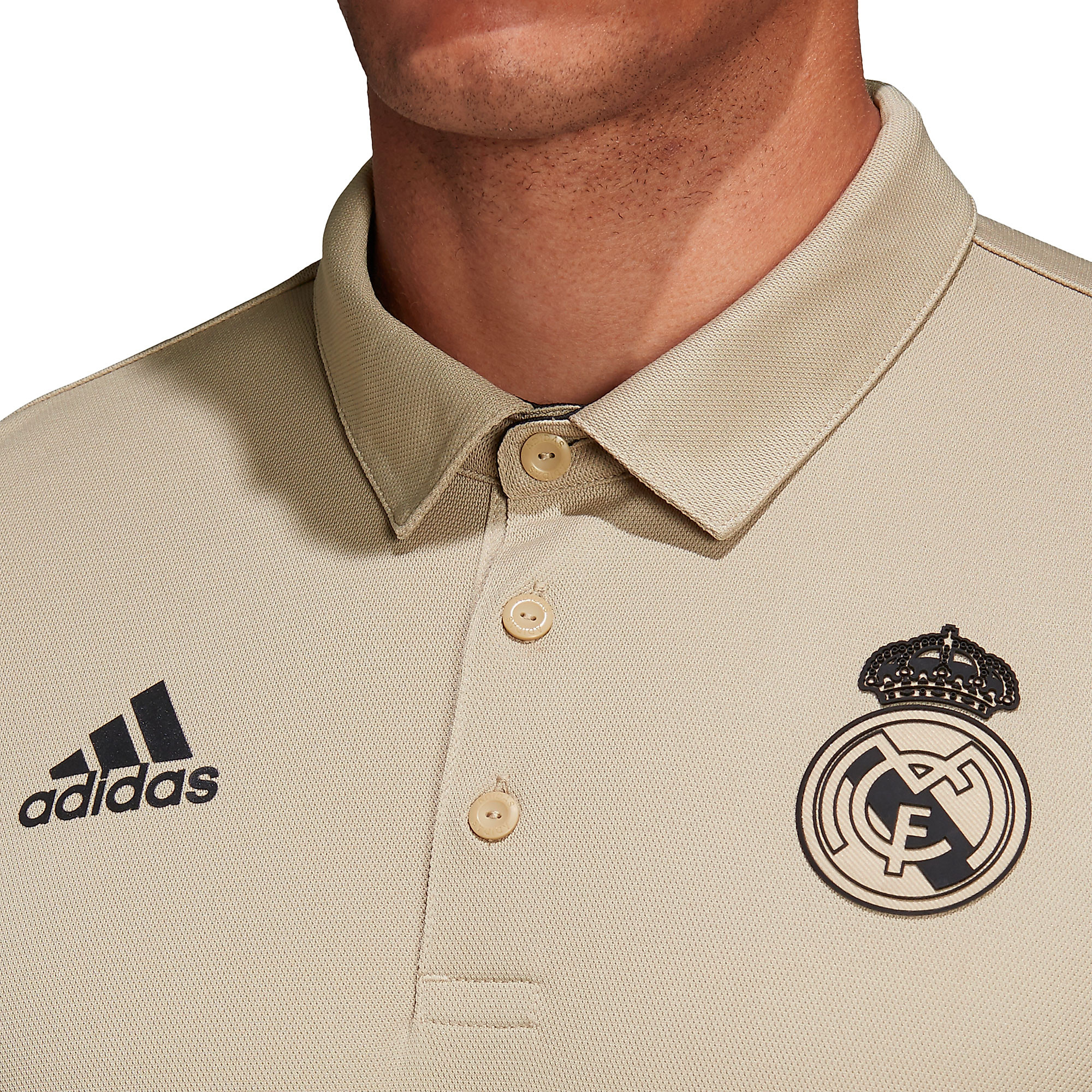 Polo de Paseo Real Madrid 2019/2020 Dorado - Fútbol Factory