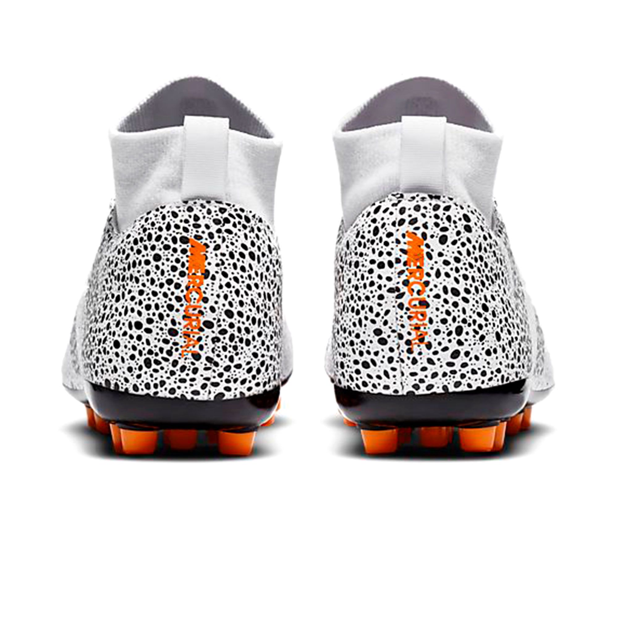 Botas de Fútbol Nike Mercurial Superfly 7 Academy CR7 AG Junior Blanco Naranja - Fútbol Factory
