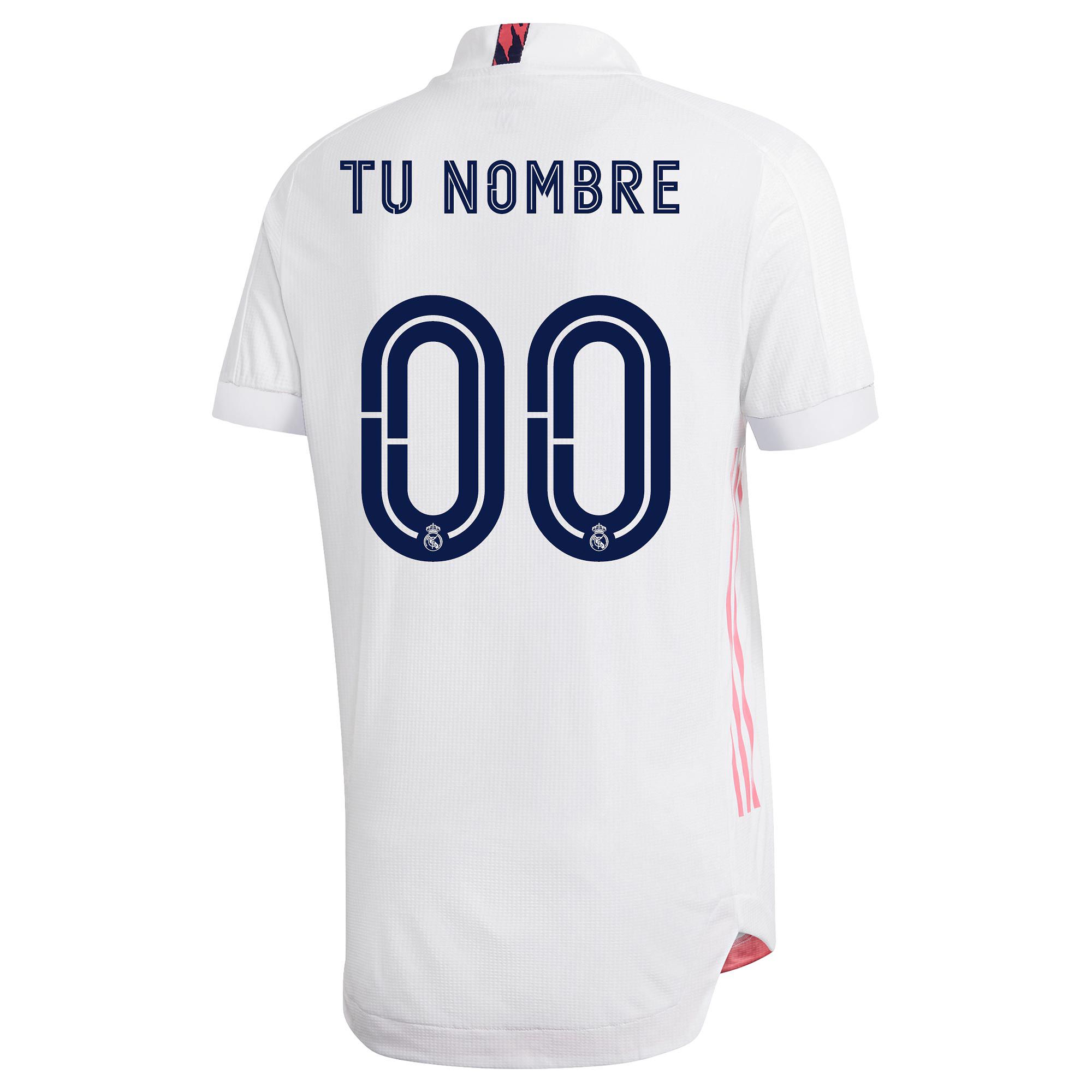 Camiseta 1ª Real Madrid 2020/2021 Authentic Personalizado - Fútbol Factory