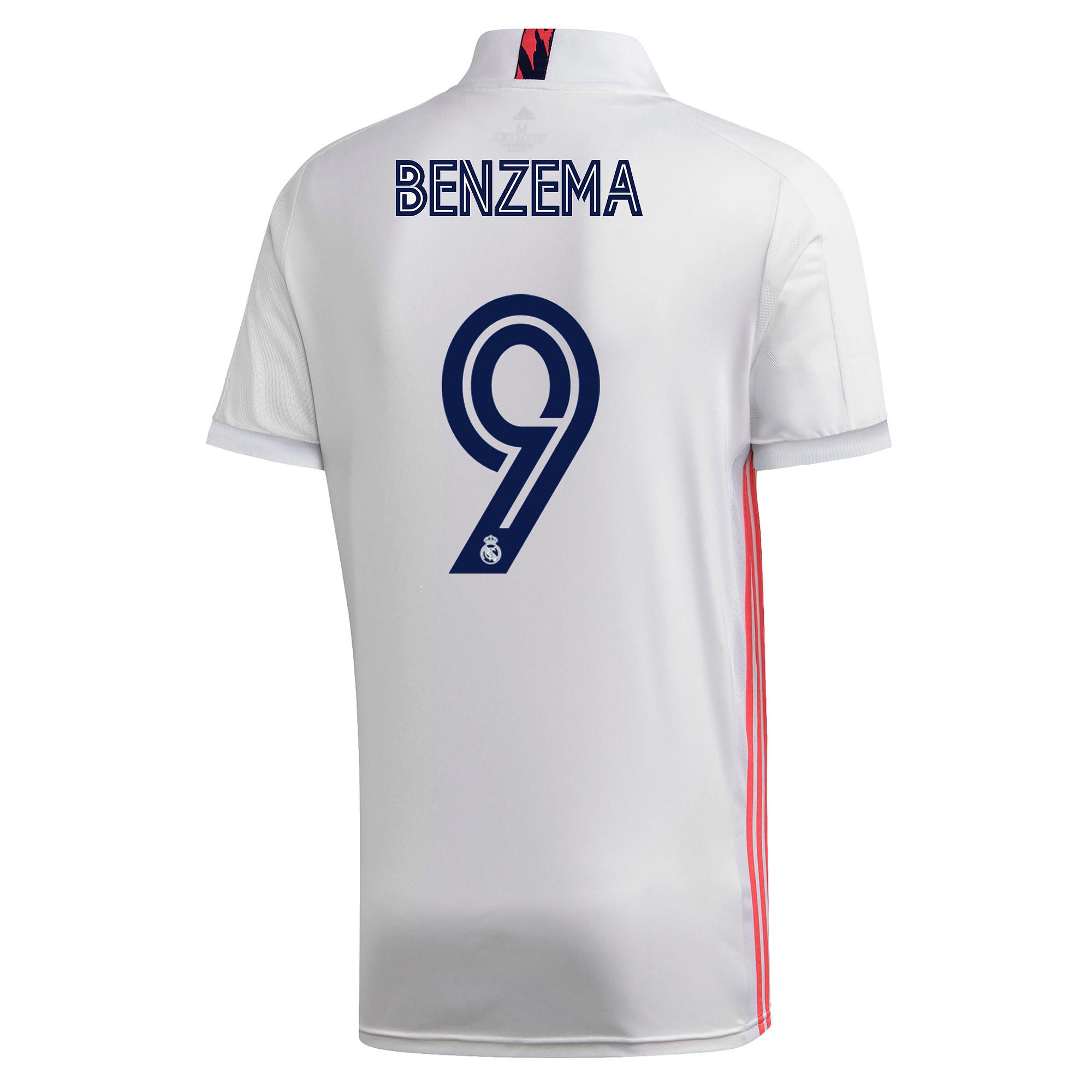 Camiseta 1ª Real Madrid 2020/2021 Benzema - Fútbol Factory