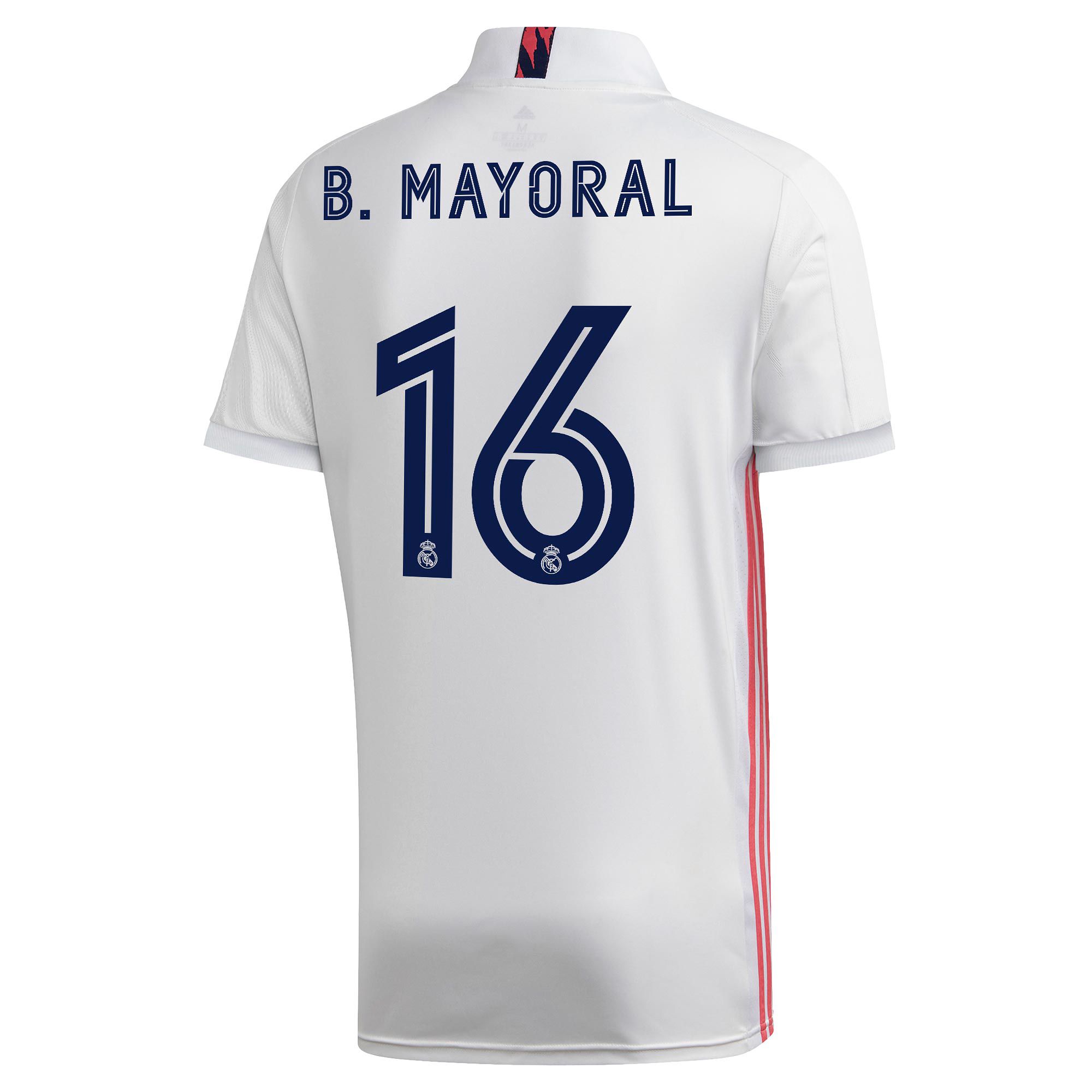Camiseta 1ª Real Madrid 2020/2021 B. Mayoral - Fútbol Factory