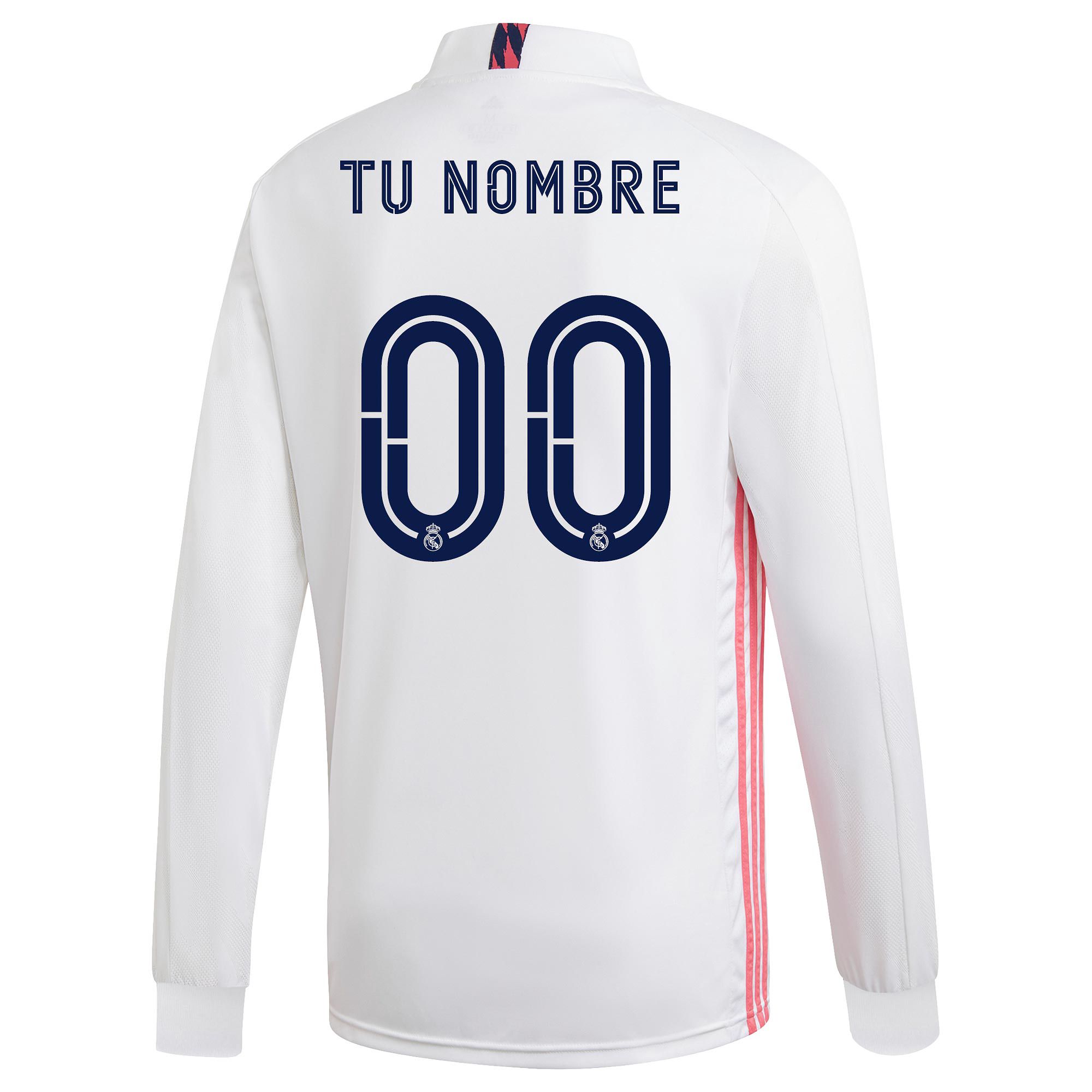 Camiseta 1ª Real Madrid 2020/2021 LS Personalizado - Fútbol Factory