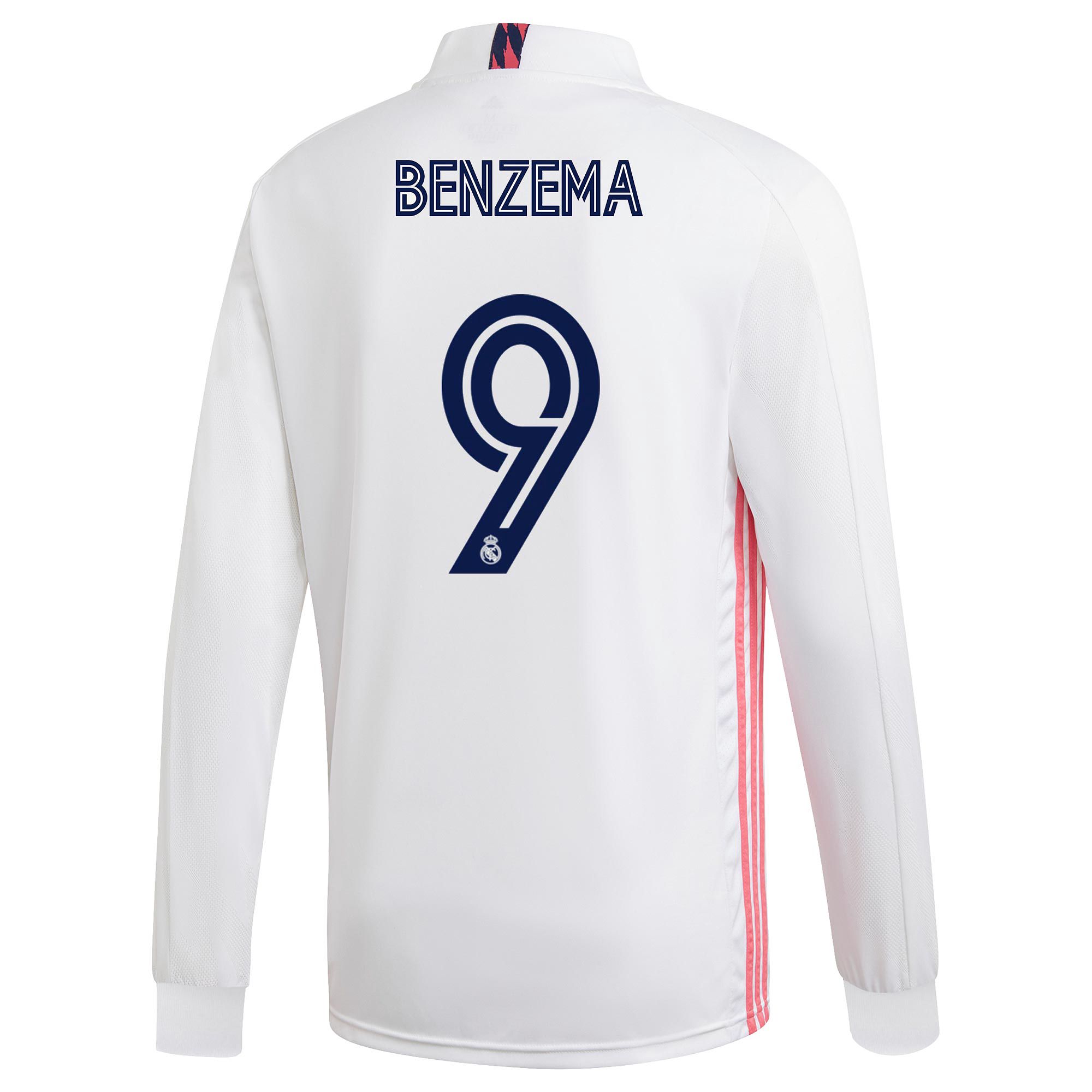 Camiseta 1ª Real Madrid 2020/2021 LS Benzema - Fútbol Factory