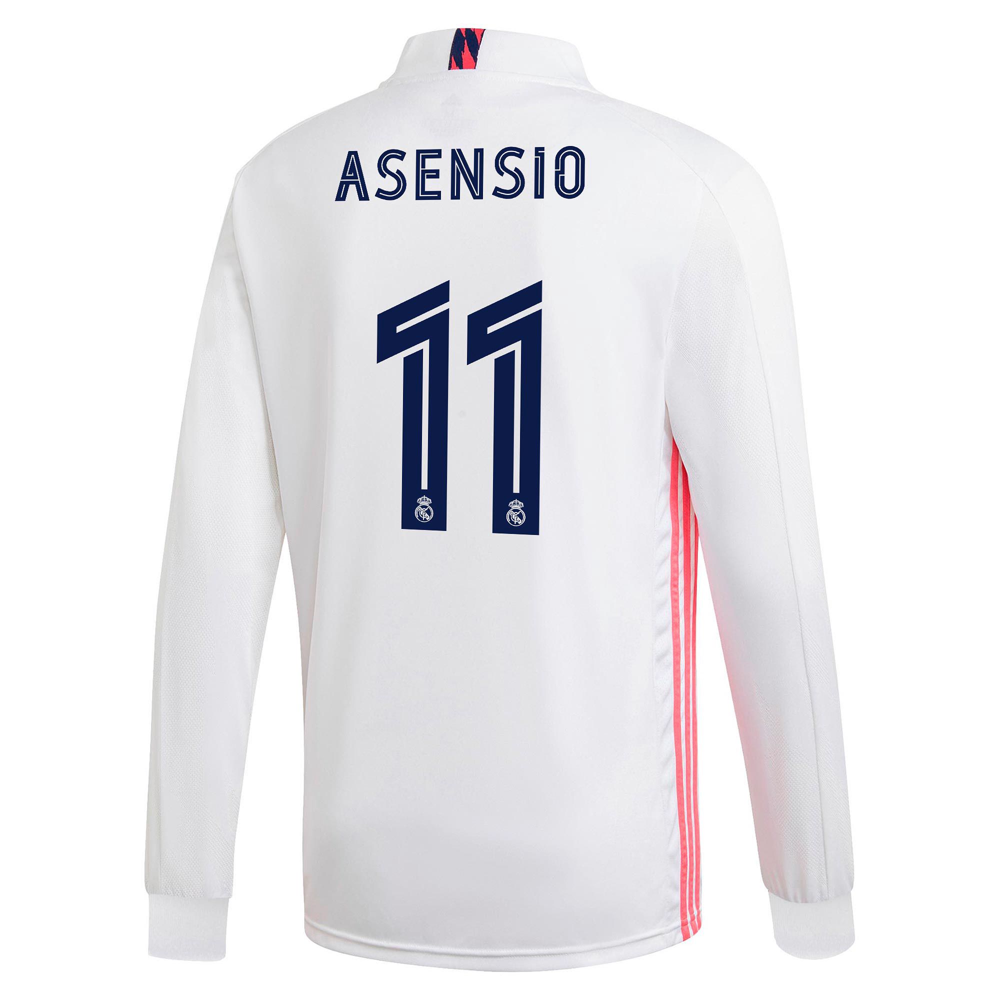 Camiseta 1ª Real Madrid 2020/2021 LS Asensio - Fútbol Factory