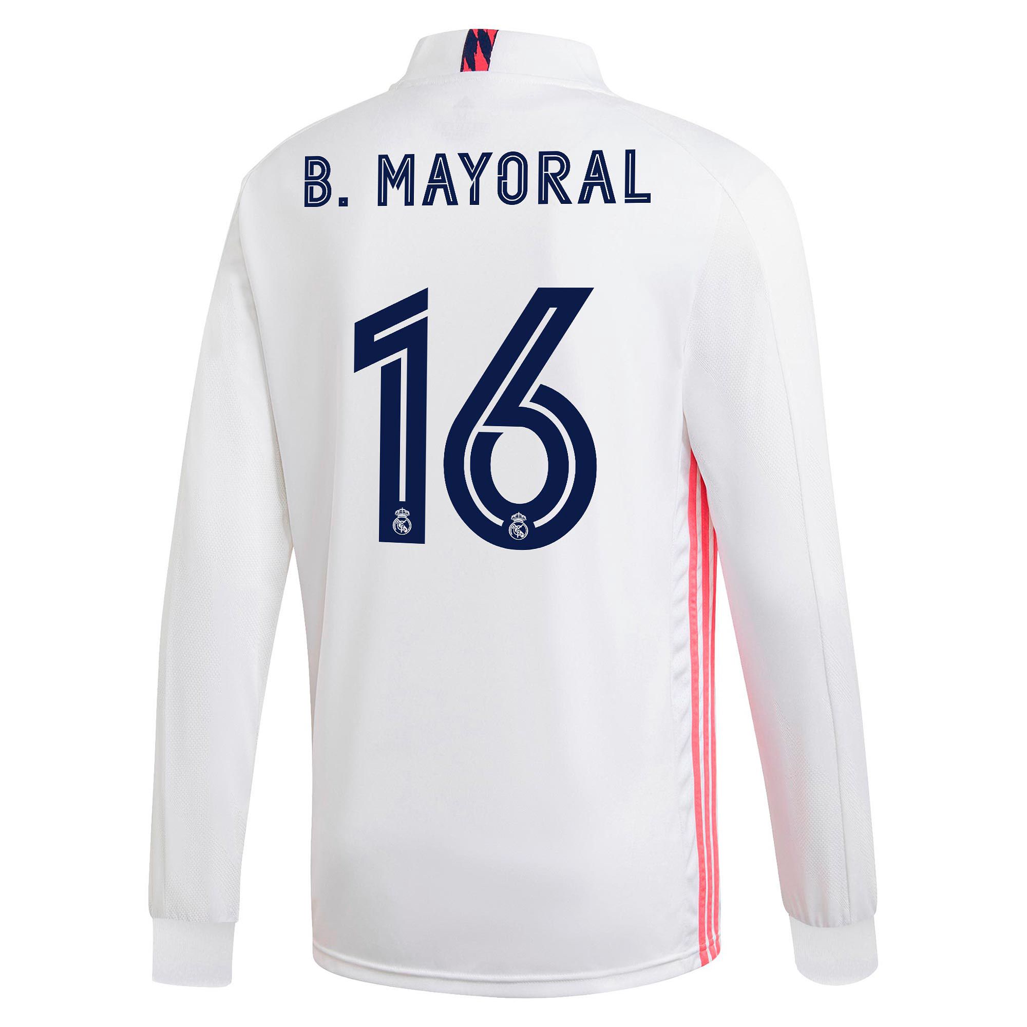 Camiseta 1ª Real Madrid 2020/2021 LS B. Mayoral - Fútbol Factory