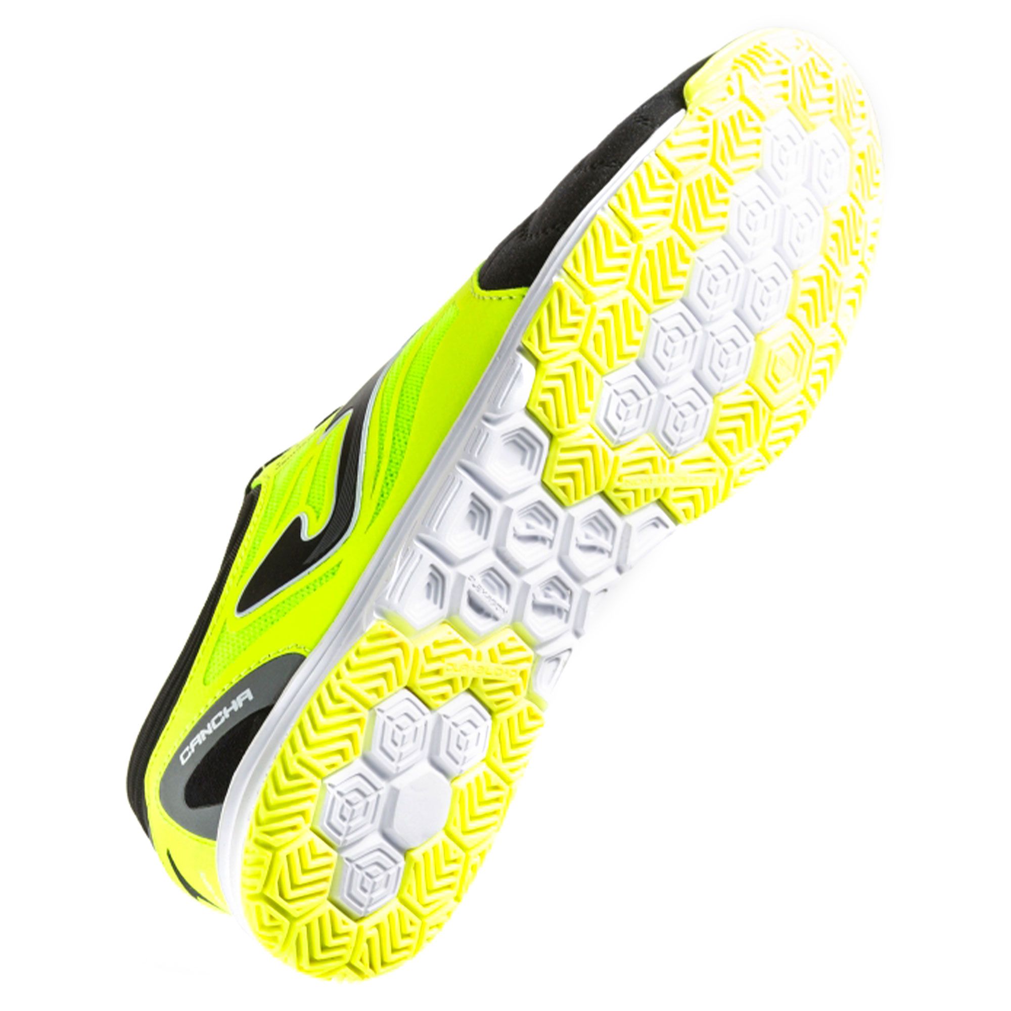 Zapatillas de Fútbol Sala Cancha IN Negro Amarillo - Fútbol Factory