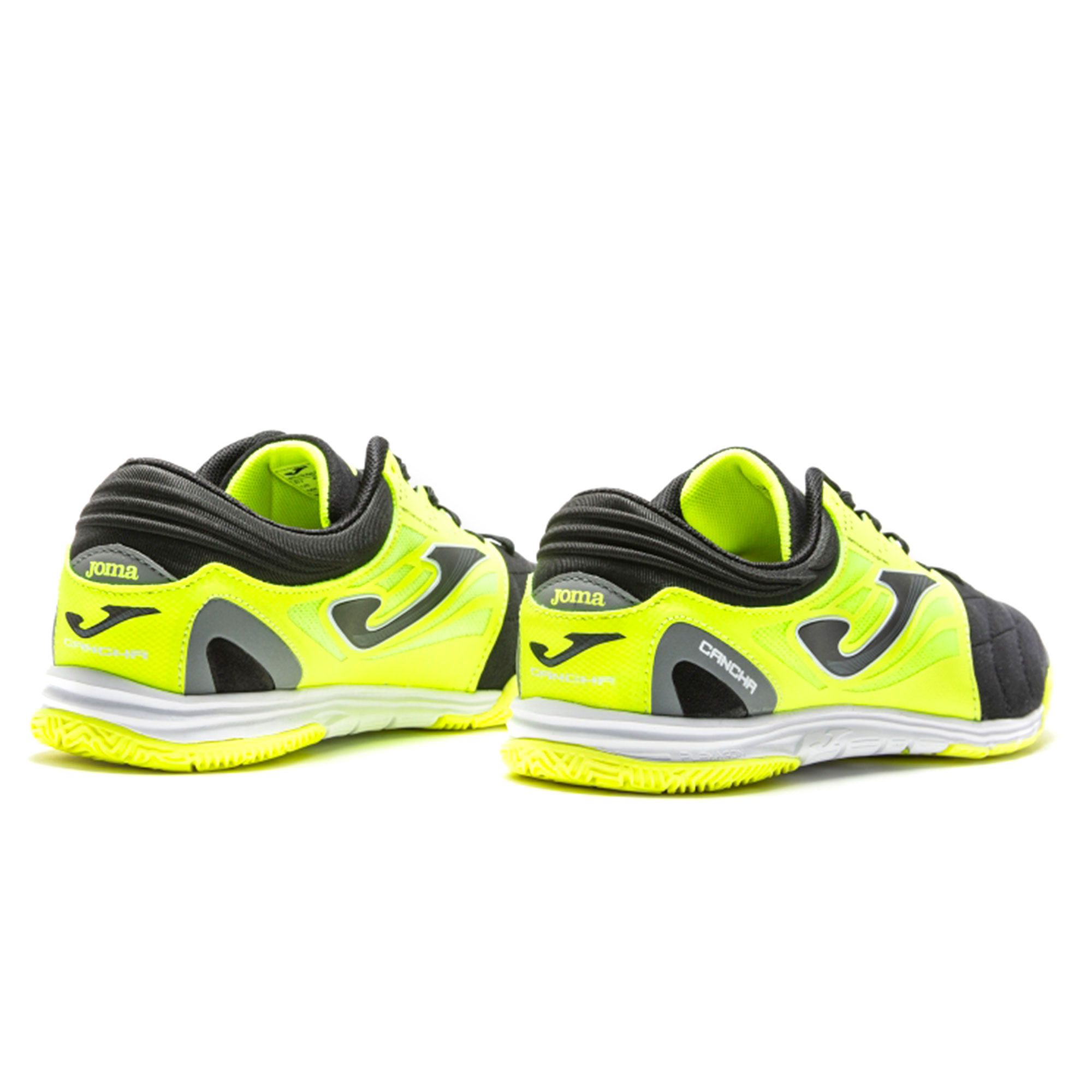 Zapatillas de Fútbol Sala Cancha IN Negro Amarillo - Fútbol Factory