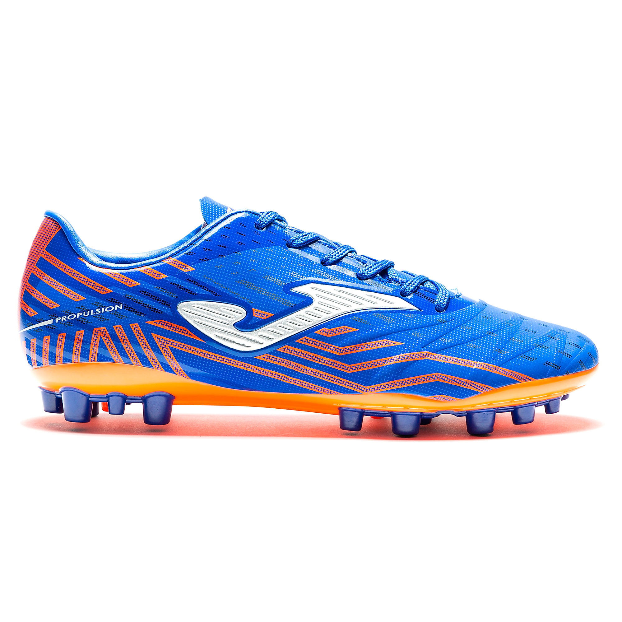 Botas de Fútbol Propulsion AG Azul Naranja - Fútbol Factory