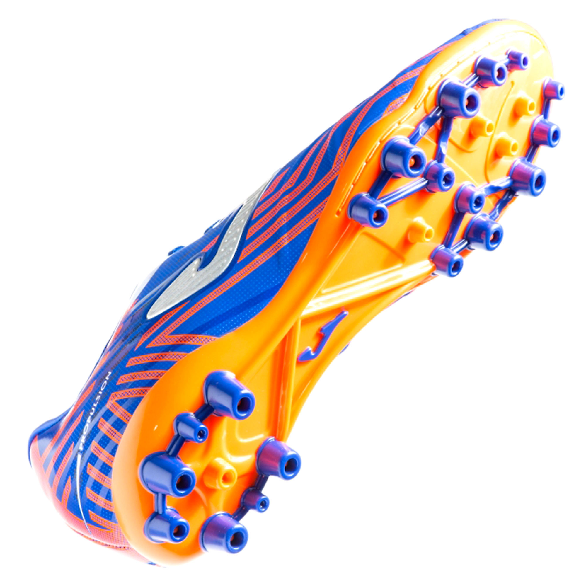 Botas de Fútbol Propulsion AG Azul Naranja - Fútbol Factory