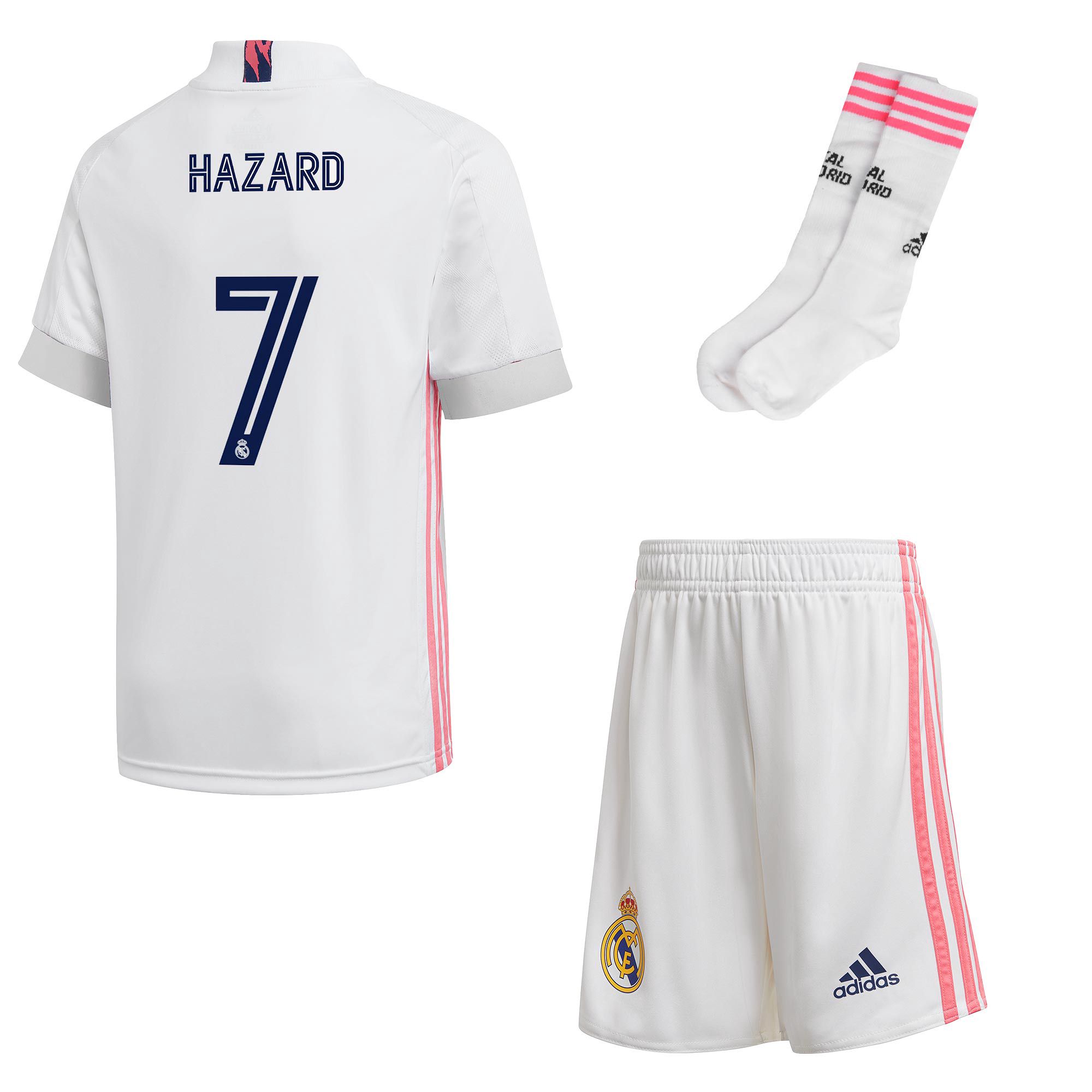 Conjunto 1ª Real Madrid 2020/2021 Junior Hazard - Fútbol Factory