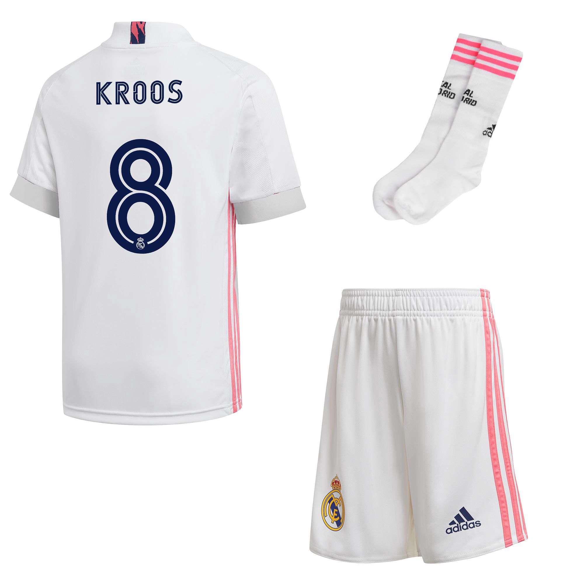 Conjunto 1ª Real Madrid 2020/2021 Junior Kroos - Fútbol Factory