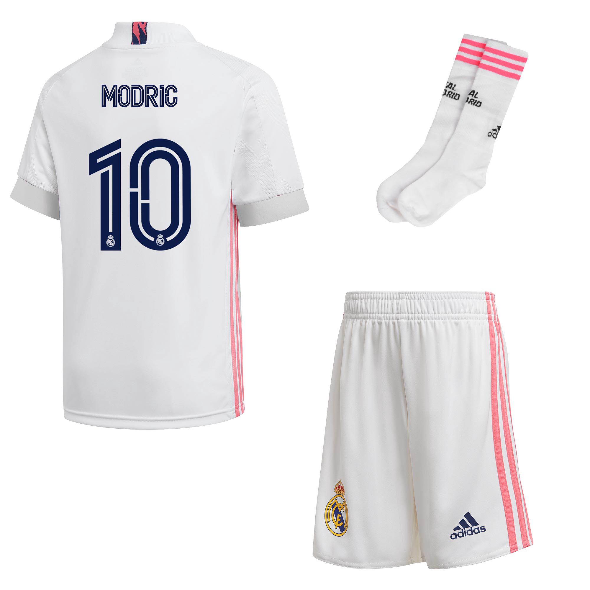 Conjunto 1ª Real Madrid 2020/2021 Junior Modric - Fútbol Factory