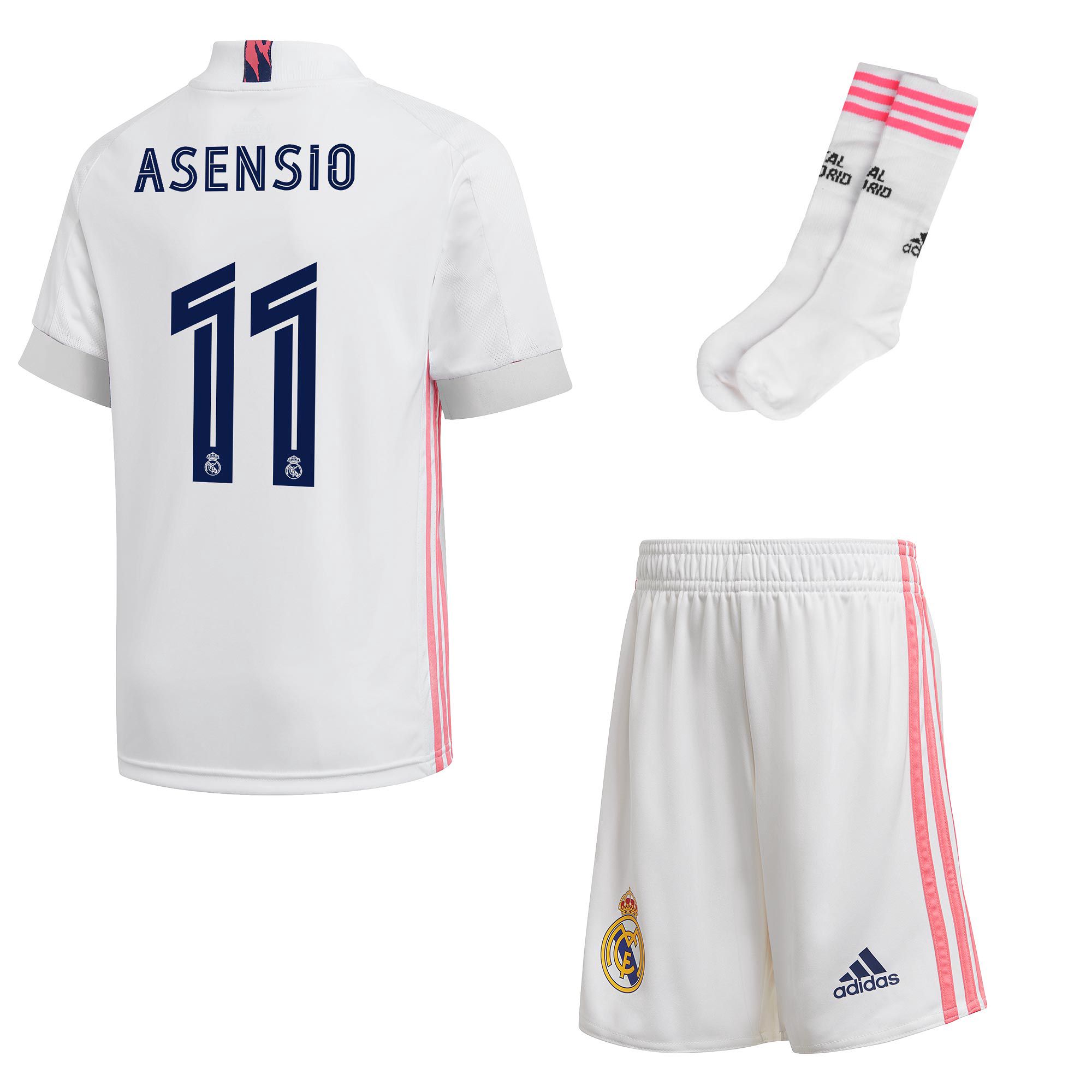 Conjunto 1ª Real Madrid 2020/2021 Junior Asensio - Fútbol Factory