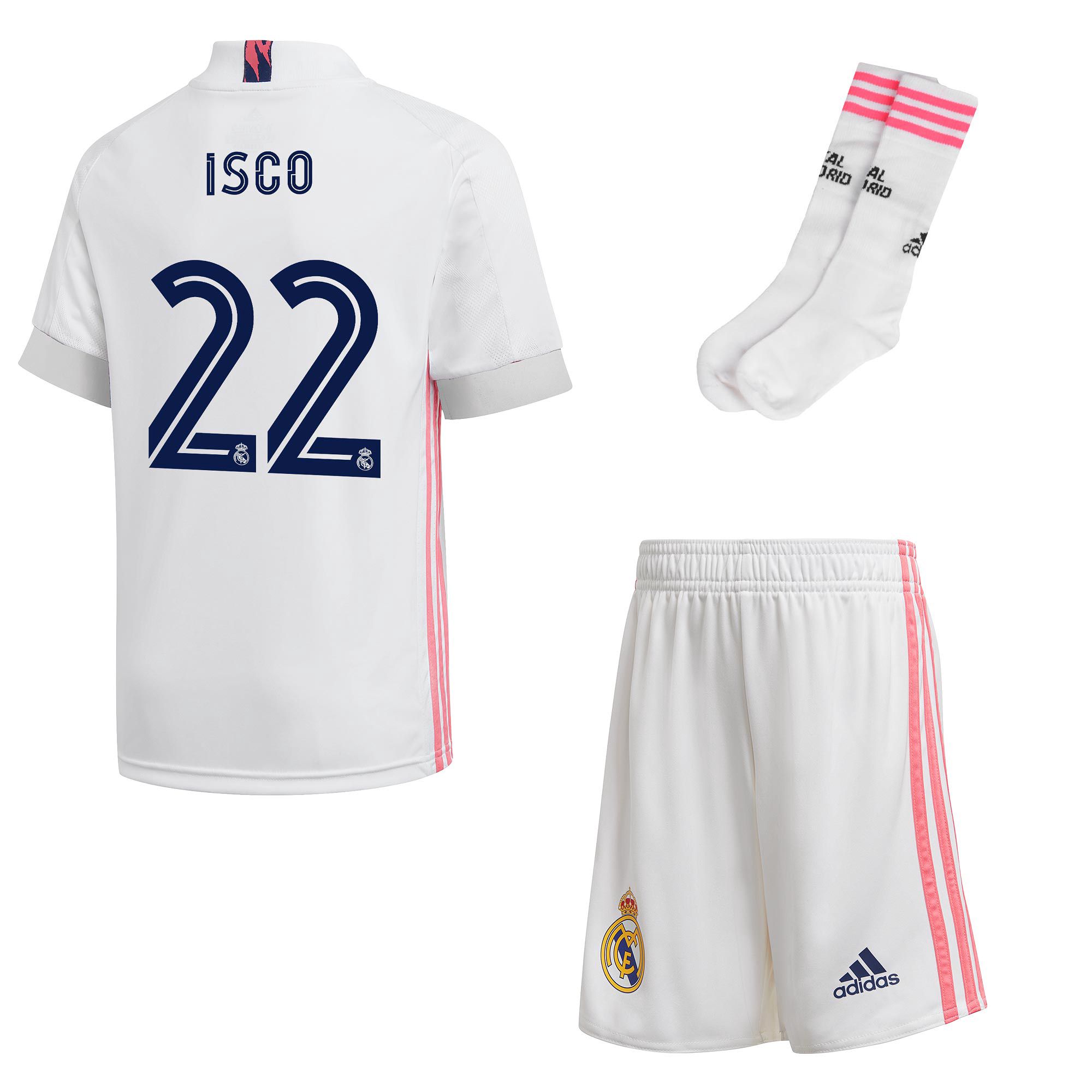 Conjunto 1ª Real Madrid 2020/2021 Junior Isco - Fútbol Factory