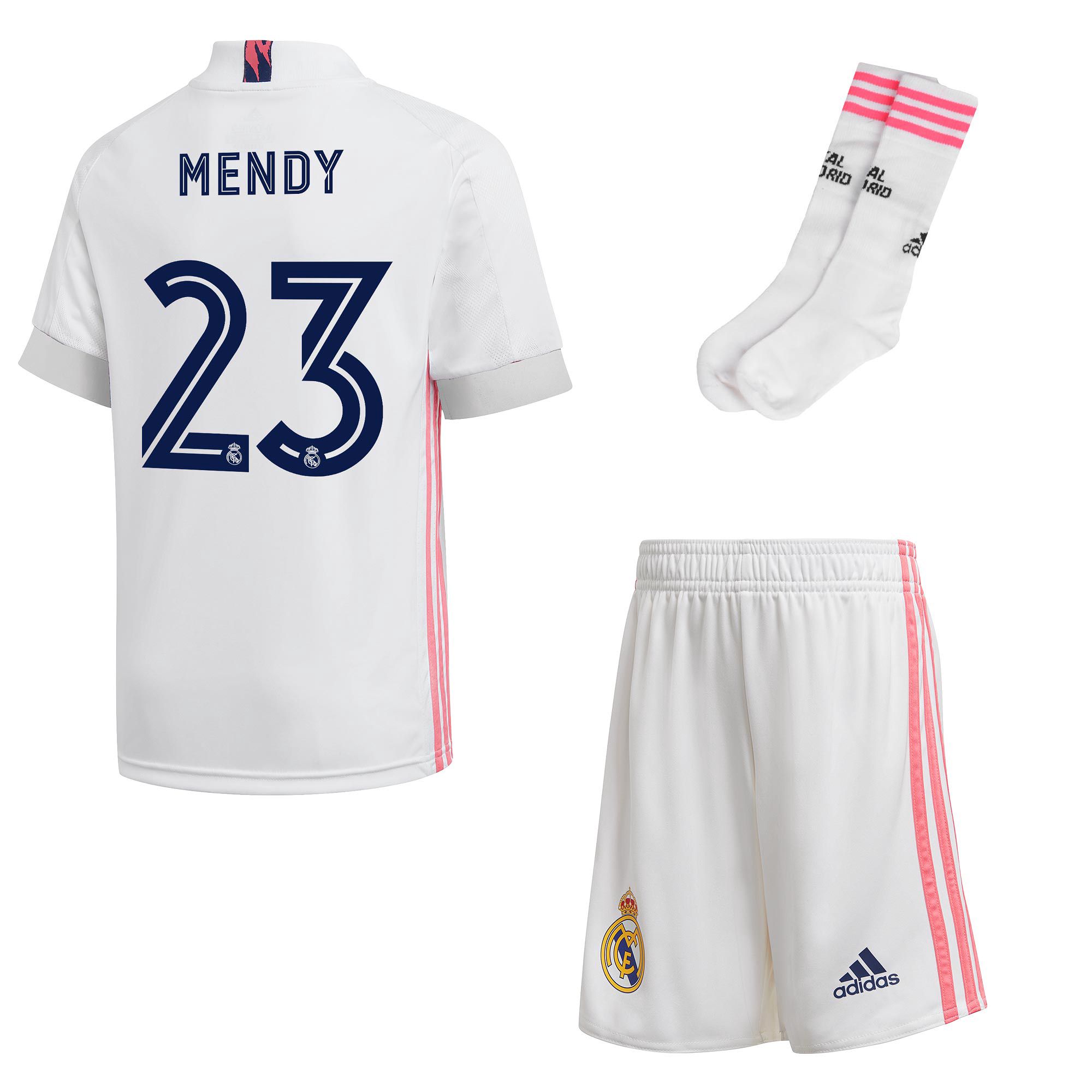 Conjunto 1ª Real Madrid 2020/2021 Junior Mendy - Fútbol Factory