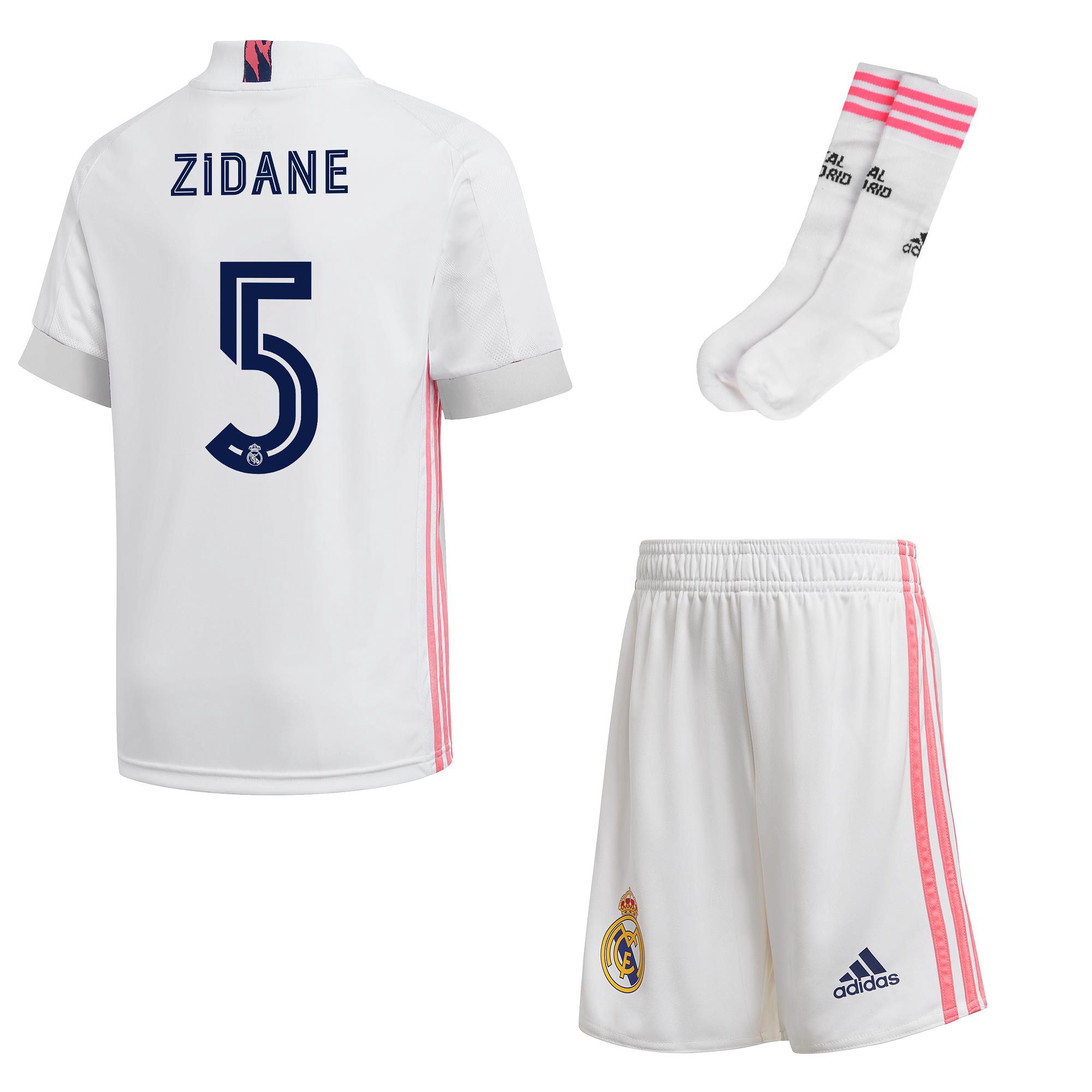 Conjunto 1ª Real Madrid 2020/2021 Junior Zidane - Fútbol Factory