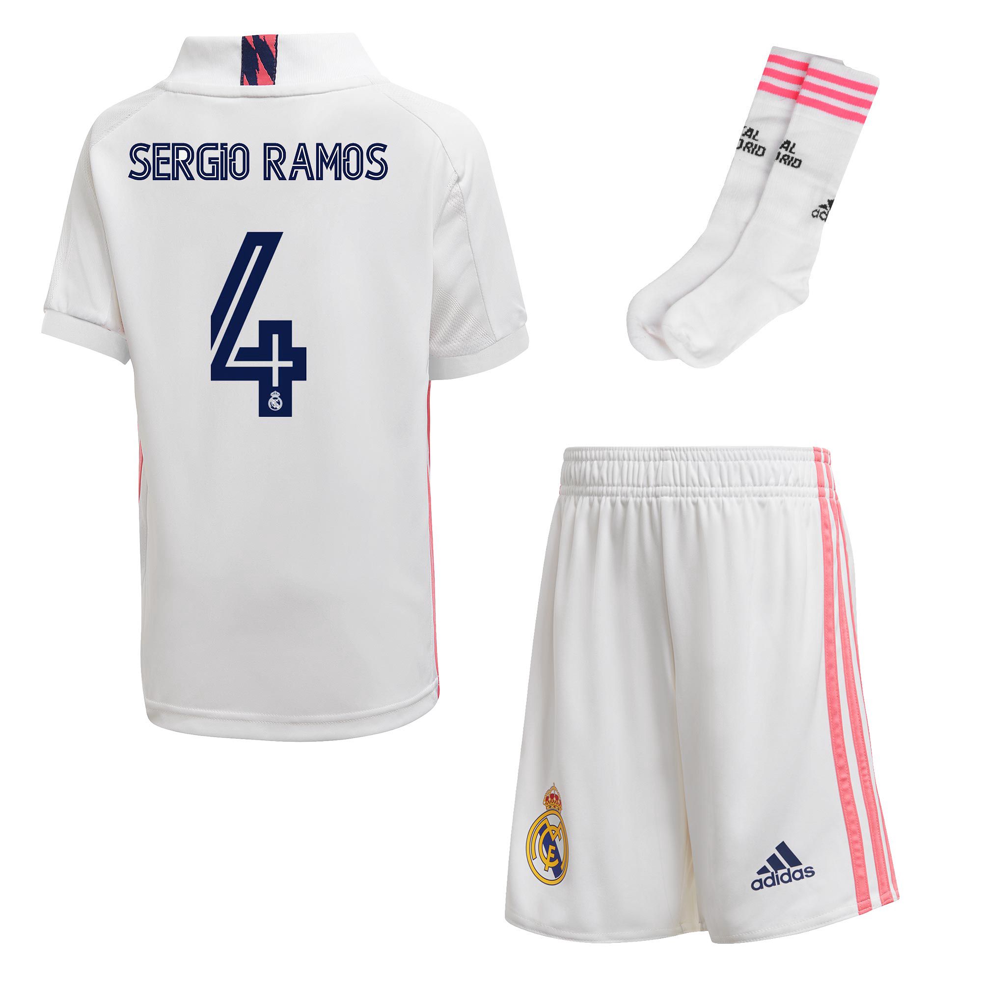 Conjunto 1ª Real Madrid 2020/2021 Infantil Sergio Ramos - Fútbol Factory