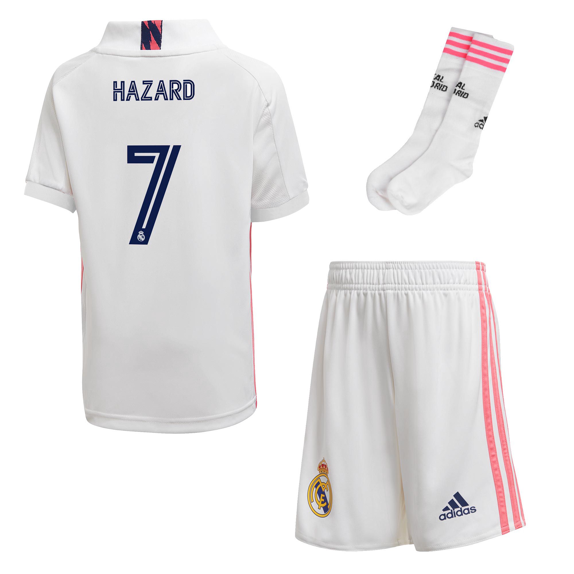 Conjunto 1ª Real Madrid 2020/2021 Infantil Hazard - Fútbol Factory