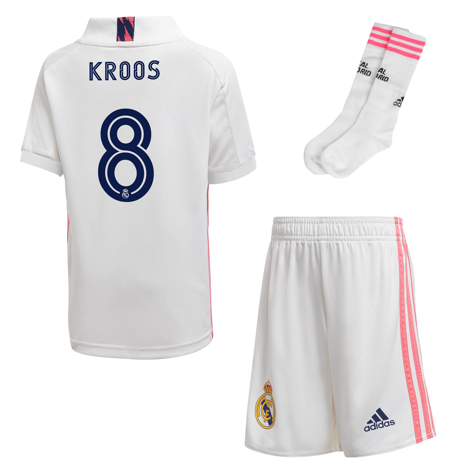 Conjunto 1ª Real Madrid 2020/2021 Infantil Kroos - Fútbol Factory