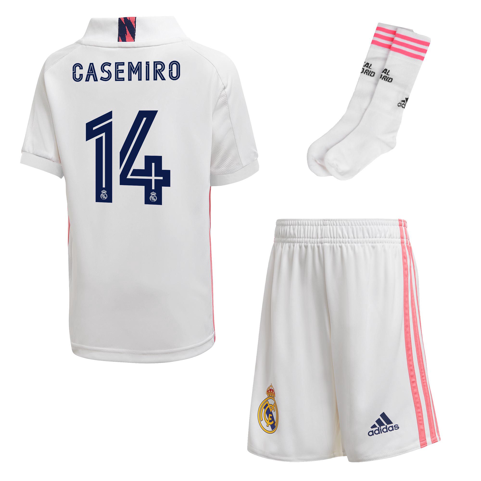 Conjunto 1ª Real Madrid 2020/2021 Infantil Casemiro - Fútbol Factory