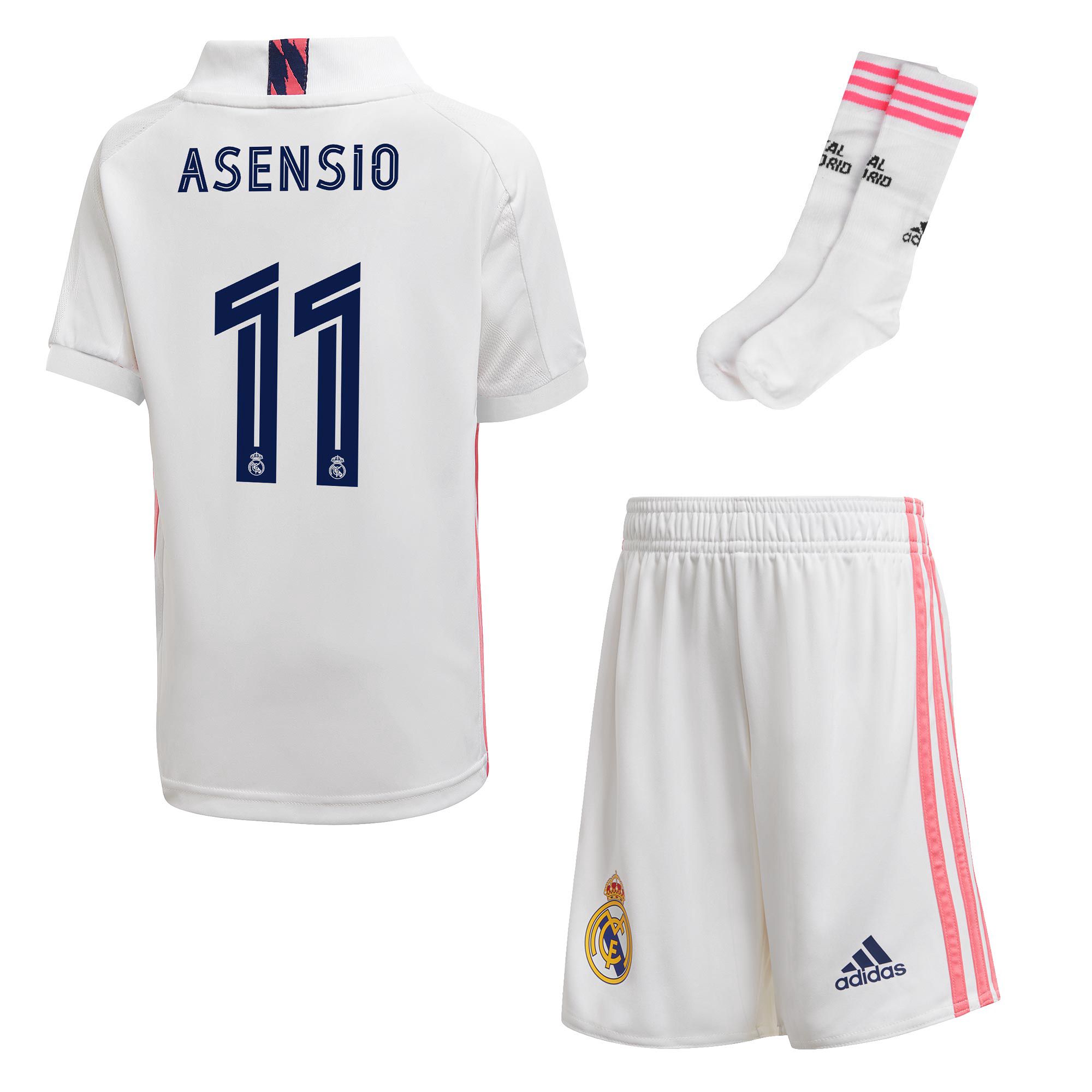 Conjunto 1ª Real Madrid 2020/2021 Infantil Asensio - Fútbol Factory