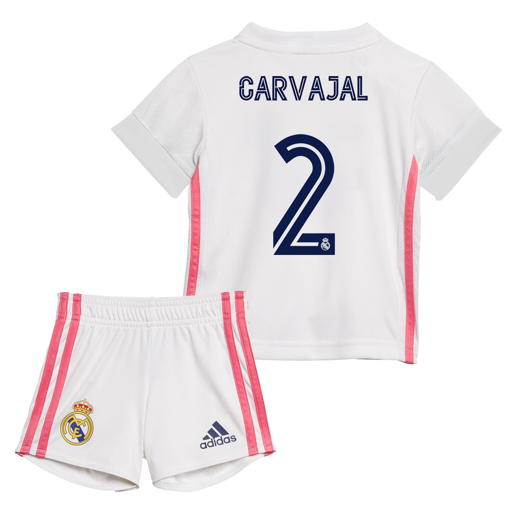 Conjunto 1ª Real Madrid 2020/2021 Bebé Carvajal - Fútbol Factory