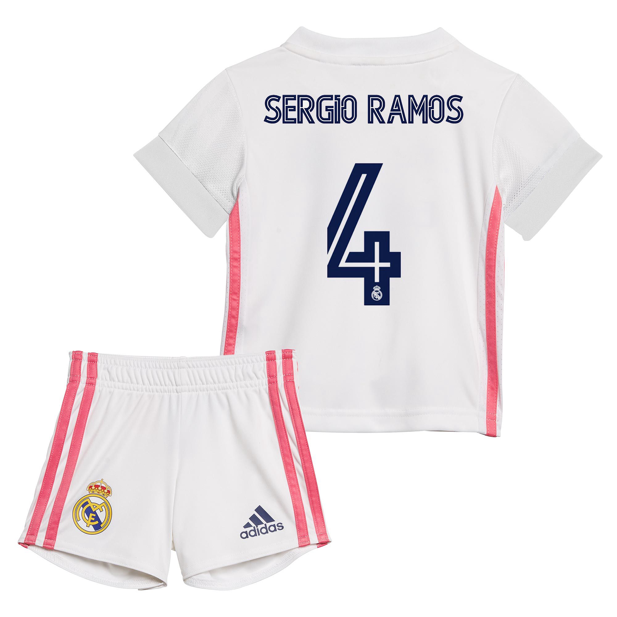 Conjunto 1ª Real Madrid 2020/2021 Bebé Sergio Ramos - Fútbol Factory