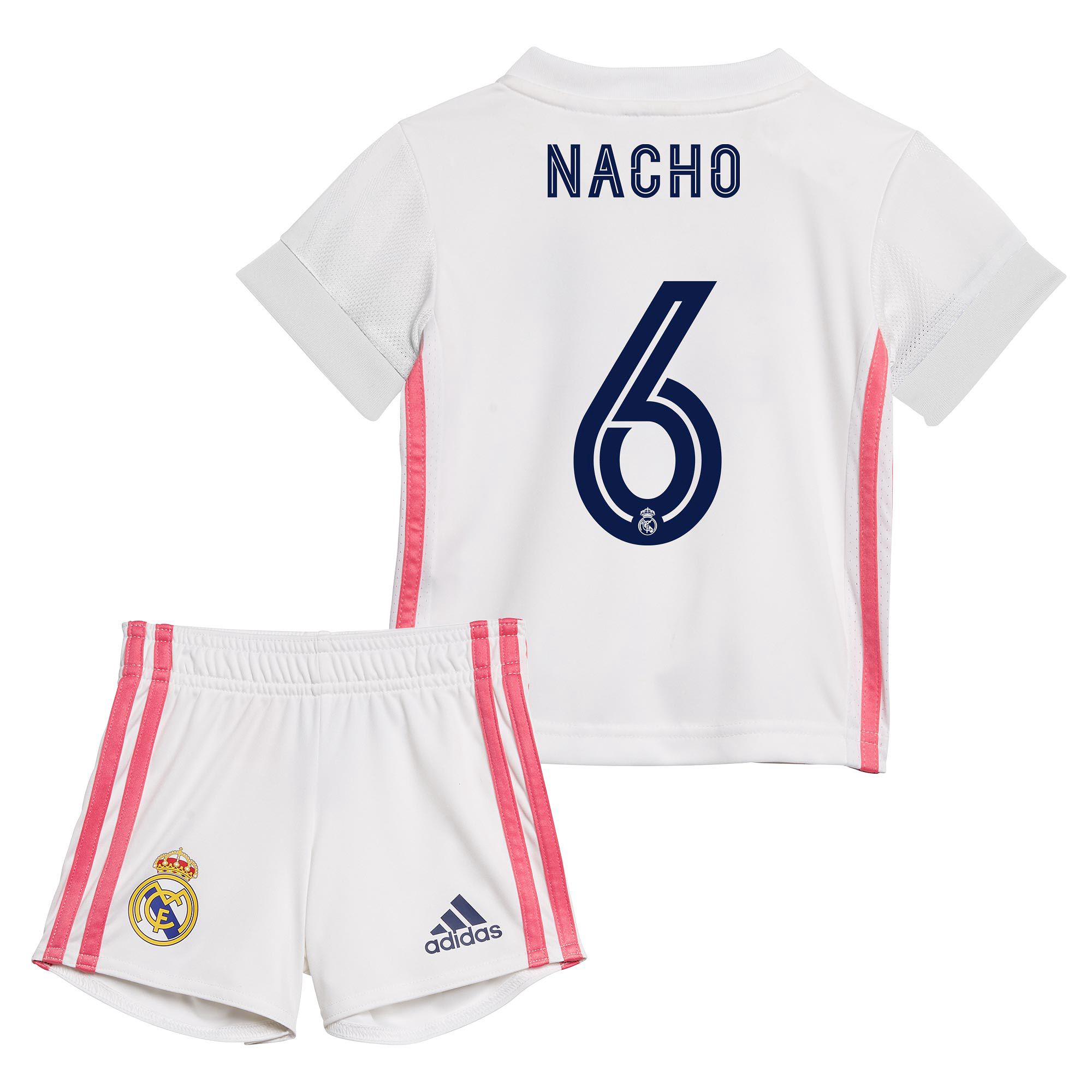 Conjunto 1ª Real Madrid 2020/2021 Bebé Nacho - Fútbol Factory