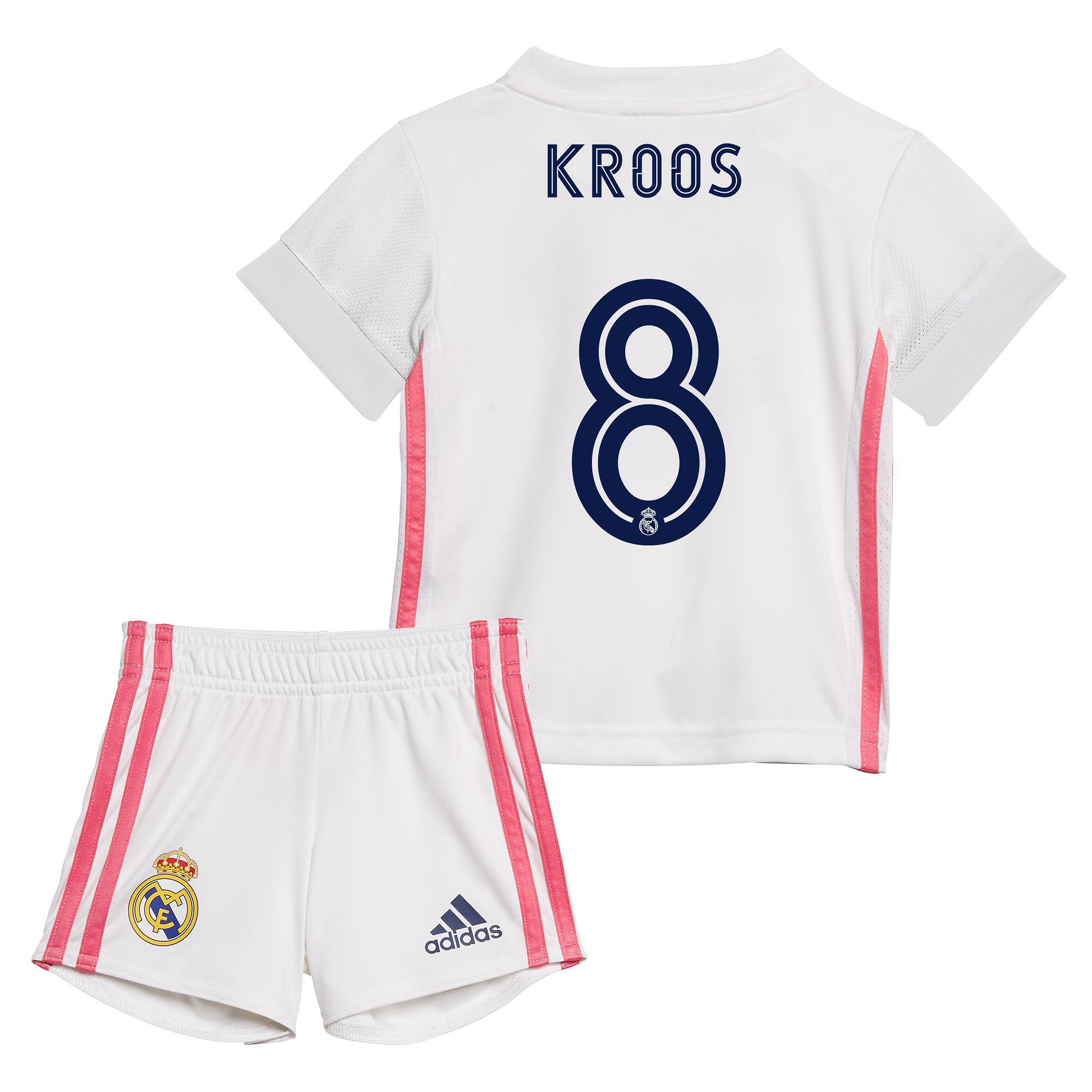 Conjunto 1ª Real Madrid 2020/2021 Bebé Kroos - Fútbol Factory