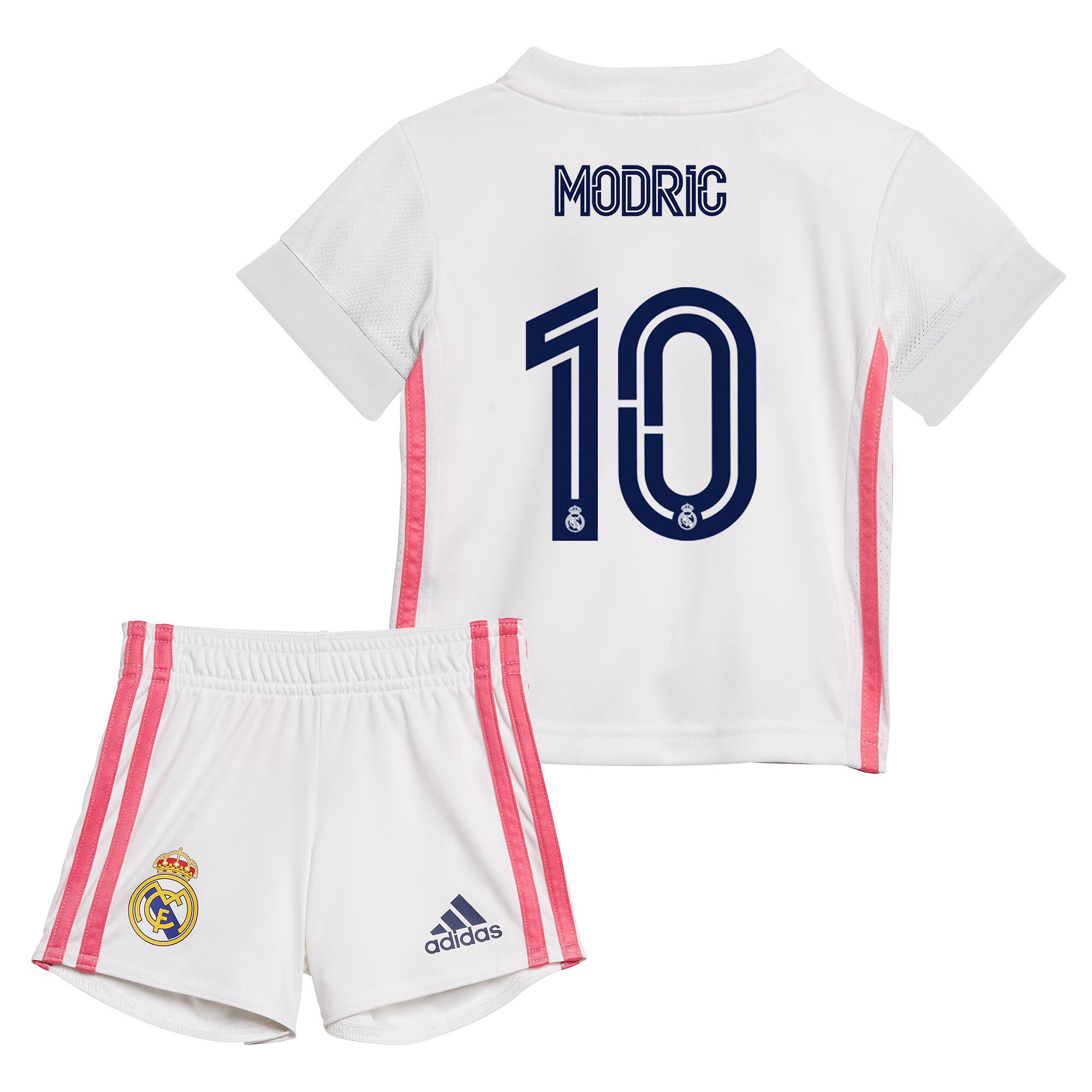 Conjunto 1ª Real Madrid 2020/2021 Bebé Modric - Fútbol Factory