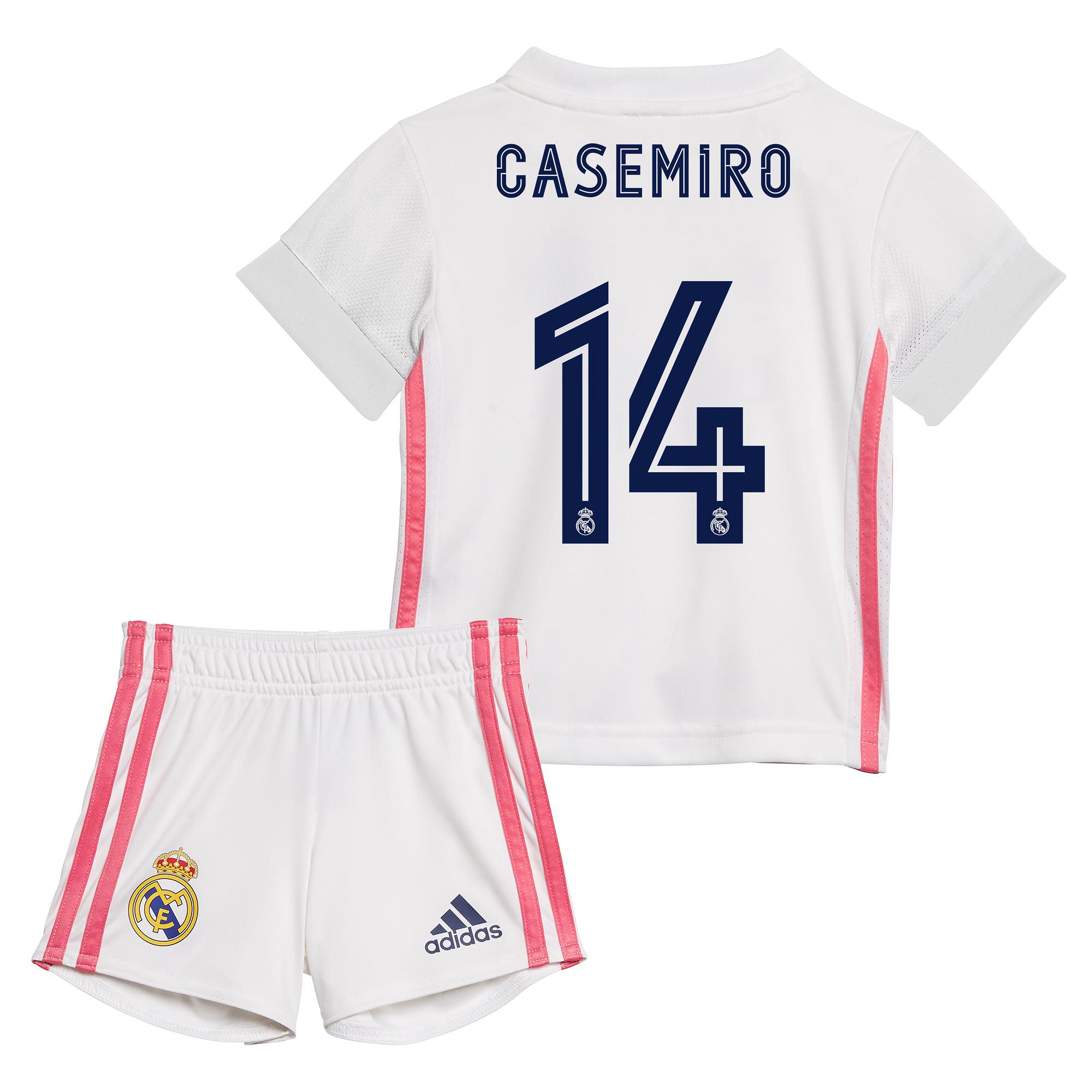 Conjunto 1ª Real Madrid 2020/2021 Bebé Casemiro - Fútbol Factory