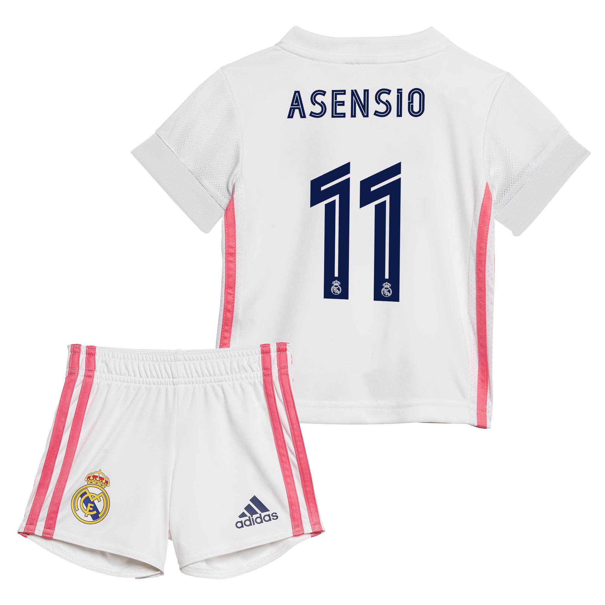 Conjunto 1ª Real Madrid 2020/2021 Bebé Asensio - Fútbol Factory