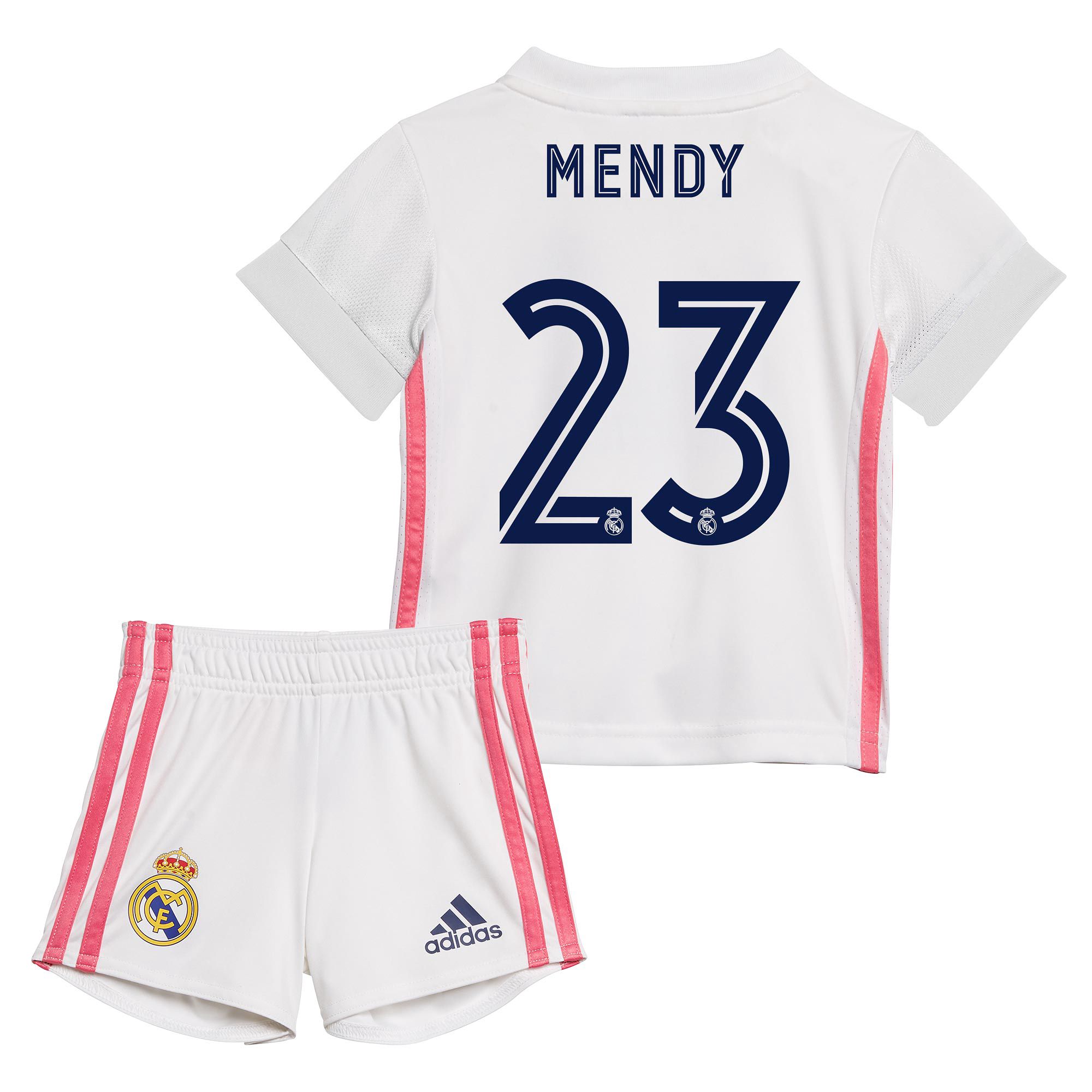 Conjunto 1ª Real Madrid 2020/2021 Bebé Mendy - Fútbol Factory