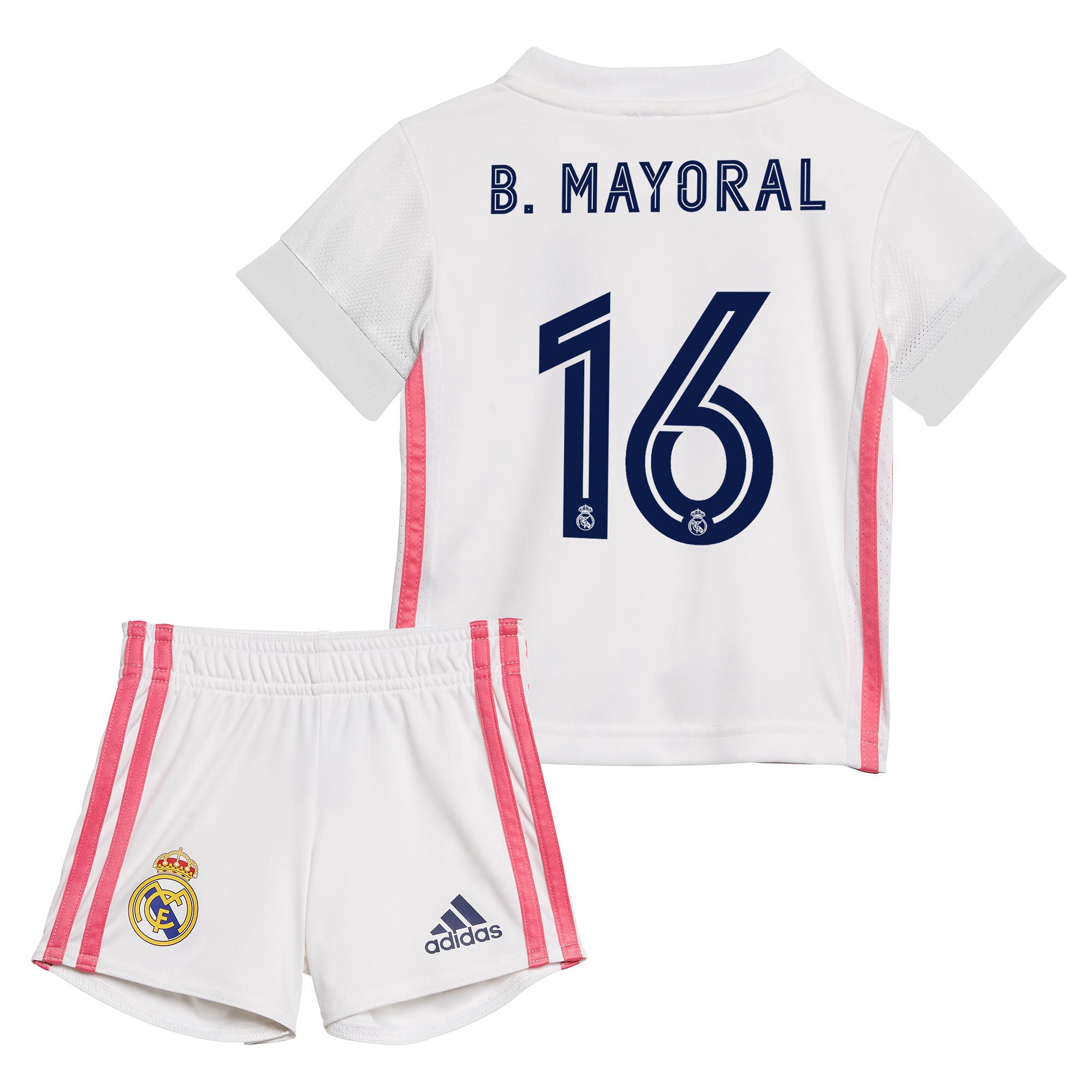 Conjunto 1ª Real Madrid 2020/2021 Bebé B. Mayoral - Fútbol Factory