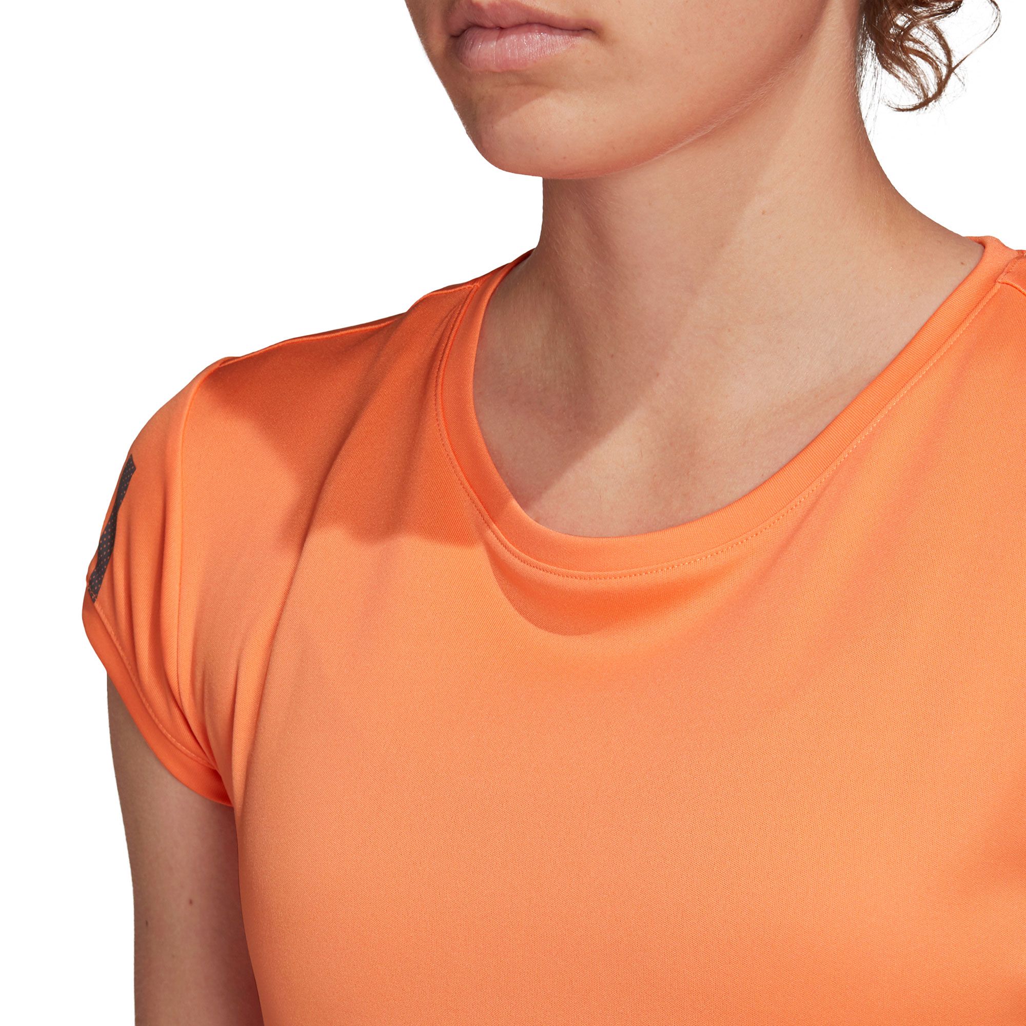 Camiseta de Training 3-Stripe Club Mujer Naranja - Fútbol Factory