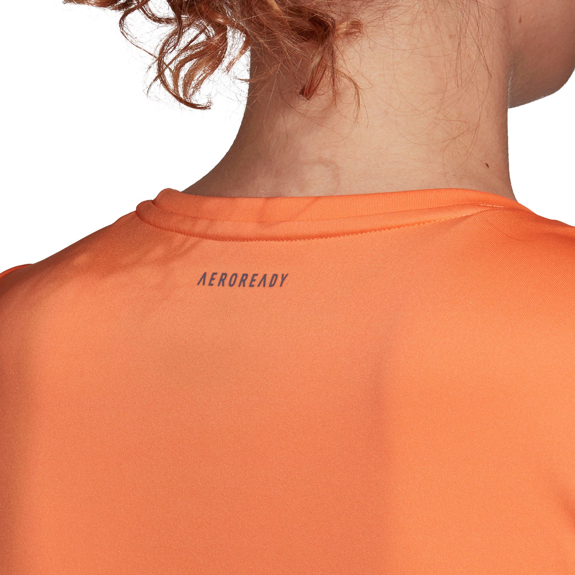 Camiseta de Training 3-Stripe Club Mujer Naranja - Fútbol Factory