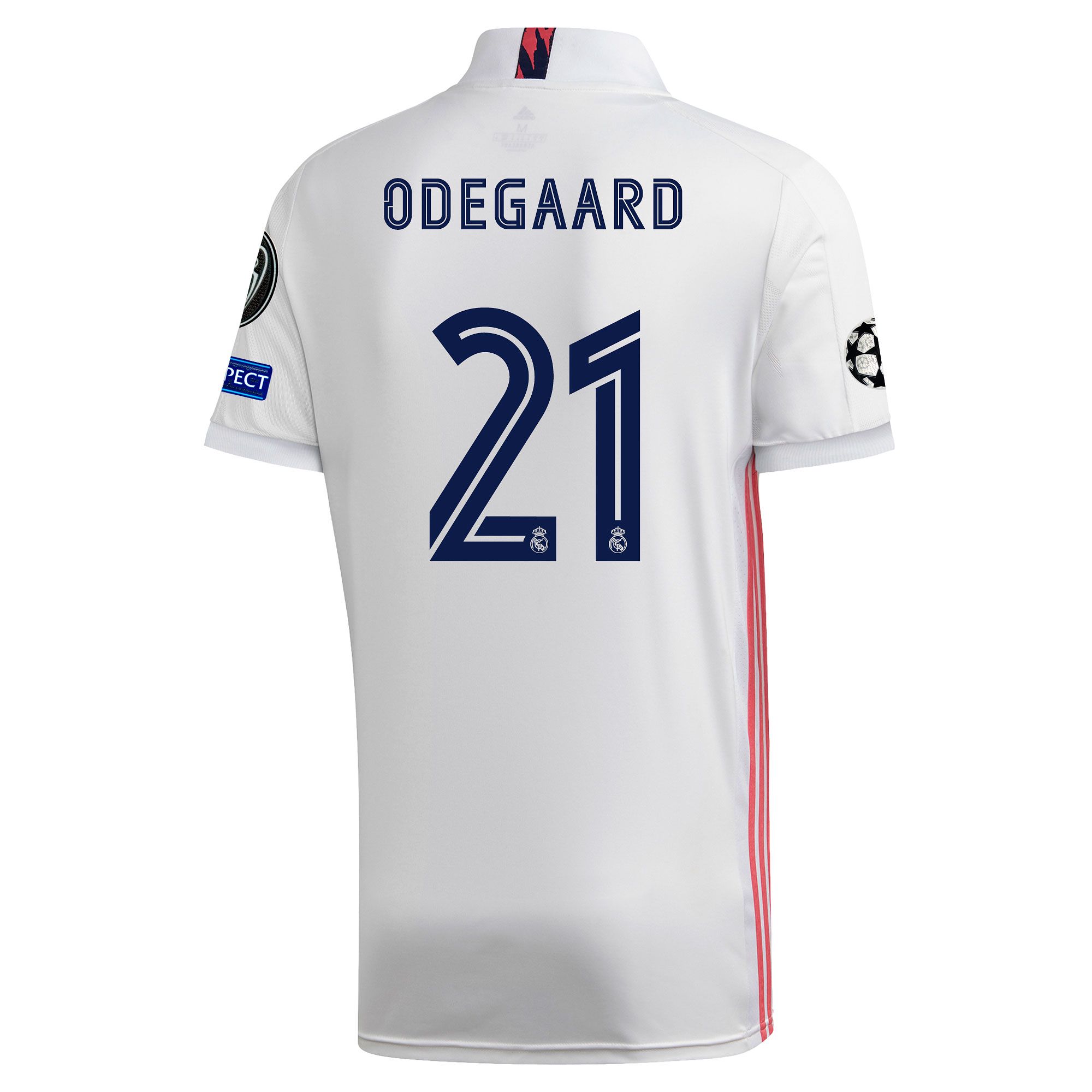 Camiseta 1ª Real Madrid 2020/2021 UCL Odegaard - Fútbol Factory